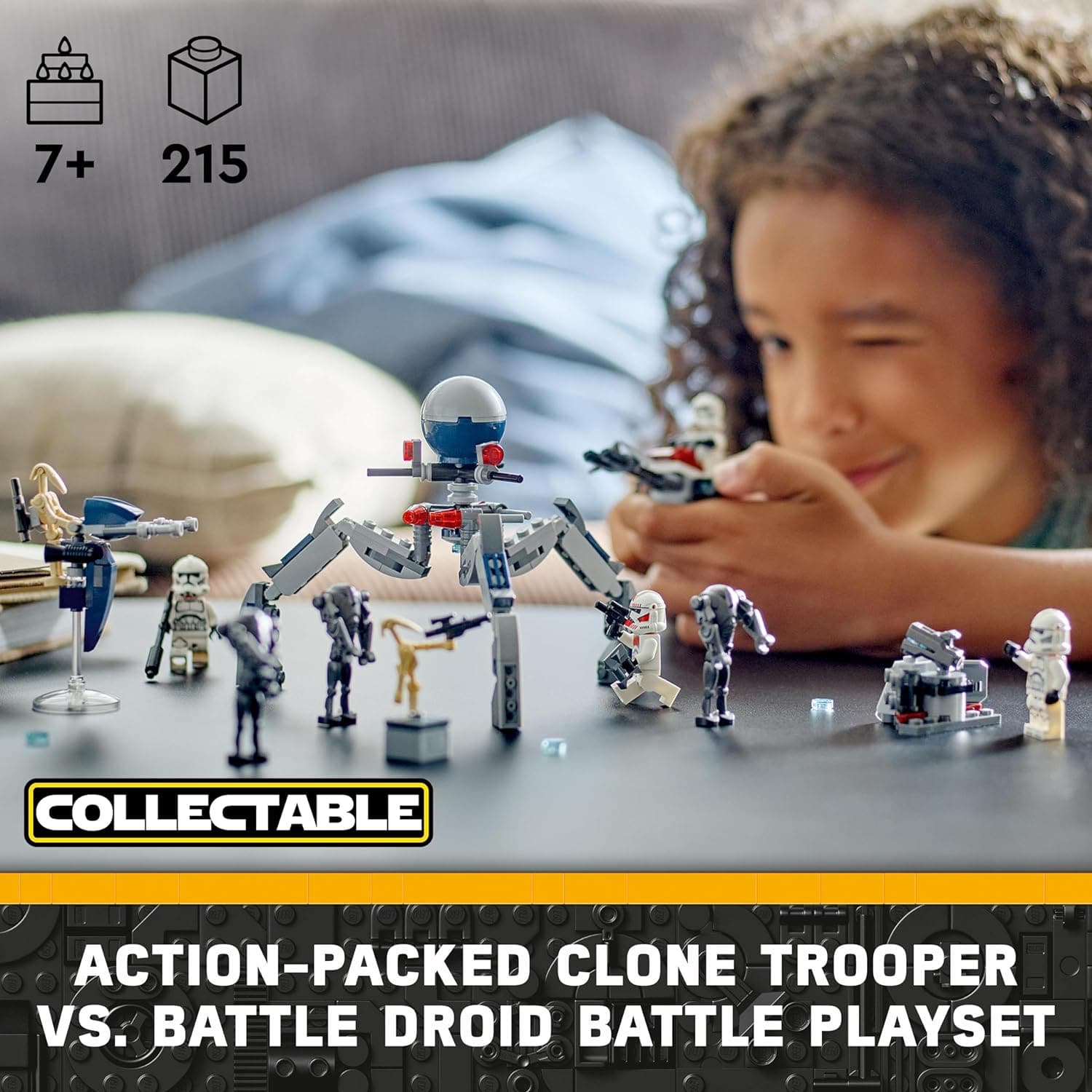 Buy LEGO,LEGO Star Wars Clone Trooper & Battle Droid Battle Pack Building Toys for Kids with Speeder Bike Vehicle, 4 Minifigures and 5 Figures, Gifts for Boys and Girls Aged 7 Plus Years Old 75372 - Gadcet UK | UK | London | Scotland | Wales| Near Me | Cheap | Pay In 3 | Toys & Games