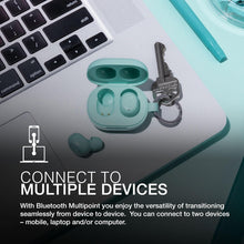 JLab JBuds Mini True Wireless Earbuds – 20H Playtime, Mic, EQ3 Sound, Mint Green