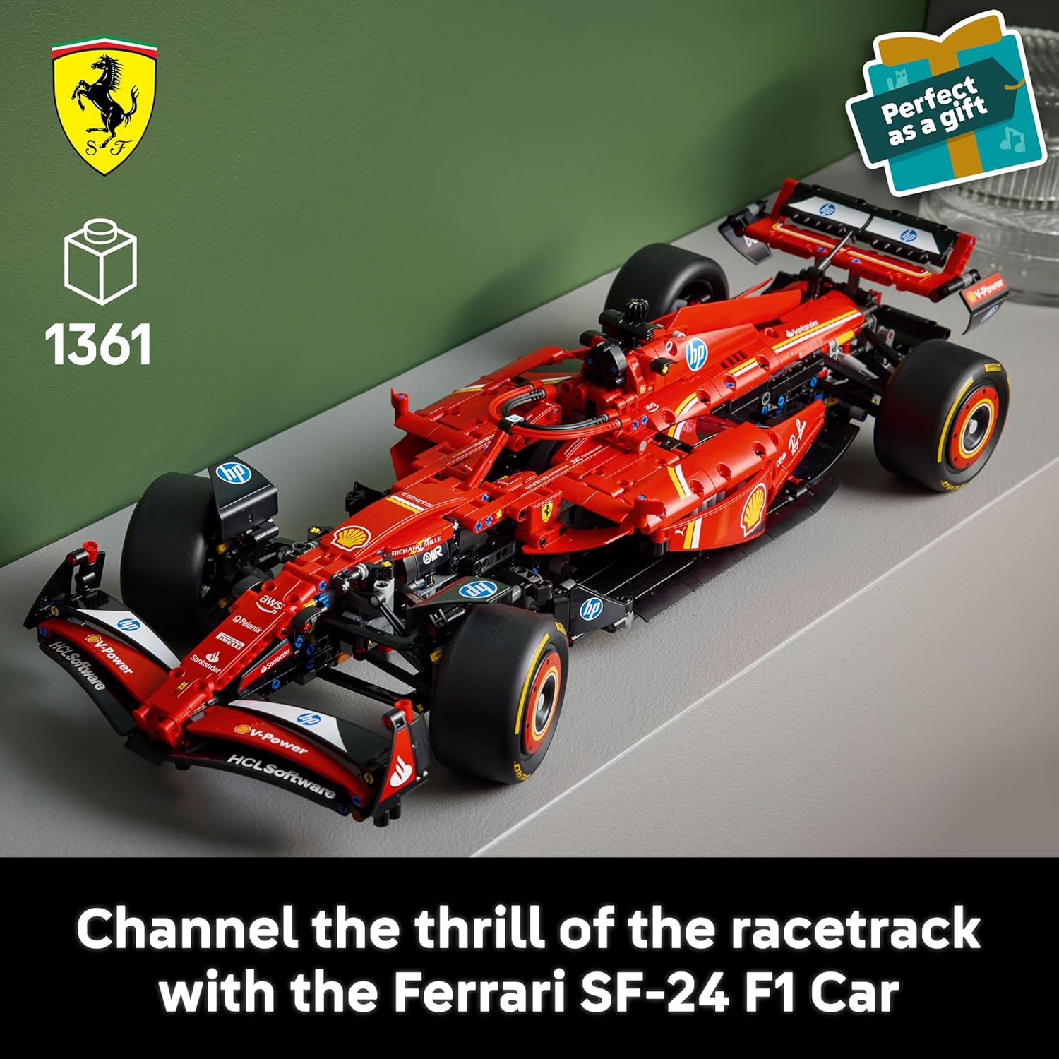 Buy Lego,LEGO® Technic™ Ferrari SF-24 F1 Car Model Kit for Adults (42207) - Gadcet UK | UK | London | Scotland | Wales| Near Me | Cheap | Pay In 3 | Toys