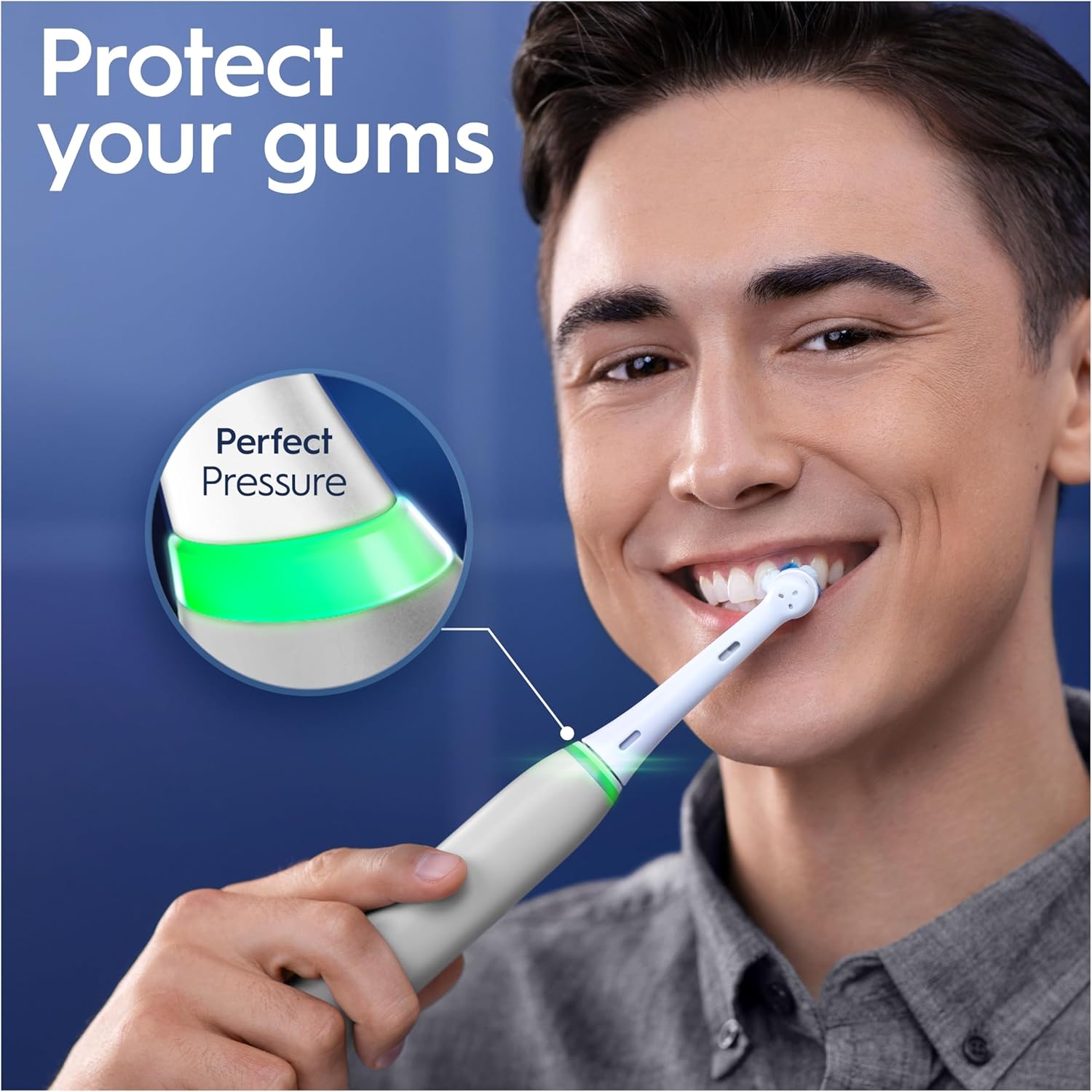 Buy Oral-B,Oral-B iO6 Electric Toothbrush for Adults - 5 Modes, Teeth Whitening, 1 Brush Head, Travel Case, UK 2-Pin Plug, Grey Opal - Gadcet UK | UK | London | Scotland | Wales| Near Me | Cheap | Pay In 3 | Electric Toothbrushes
