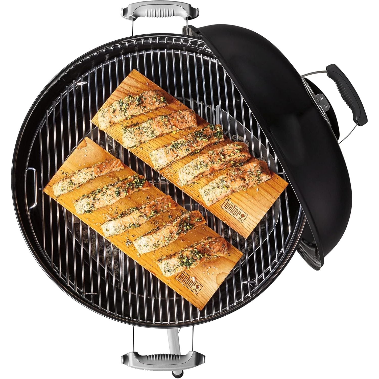 Buy Weber,Weber Classic Kettle Charcoal Grill BBQ, 47cm – Black | Porcelain-Enamelled, Lid Thermometer, Stand & Wheels (1231004) - Gadcet UK | UK | London | Scotland | Wales| Near Me | Cheap | Pay In 3 | Air Fryer & Grill