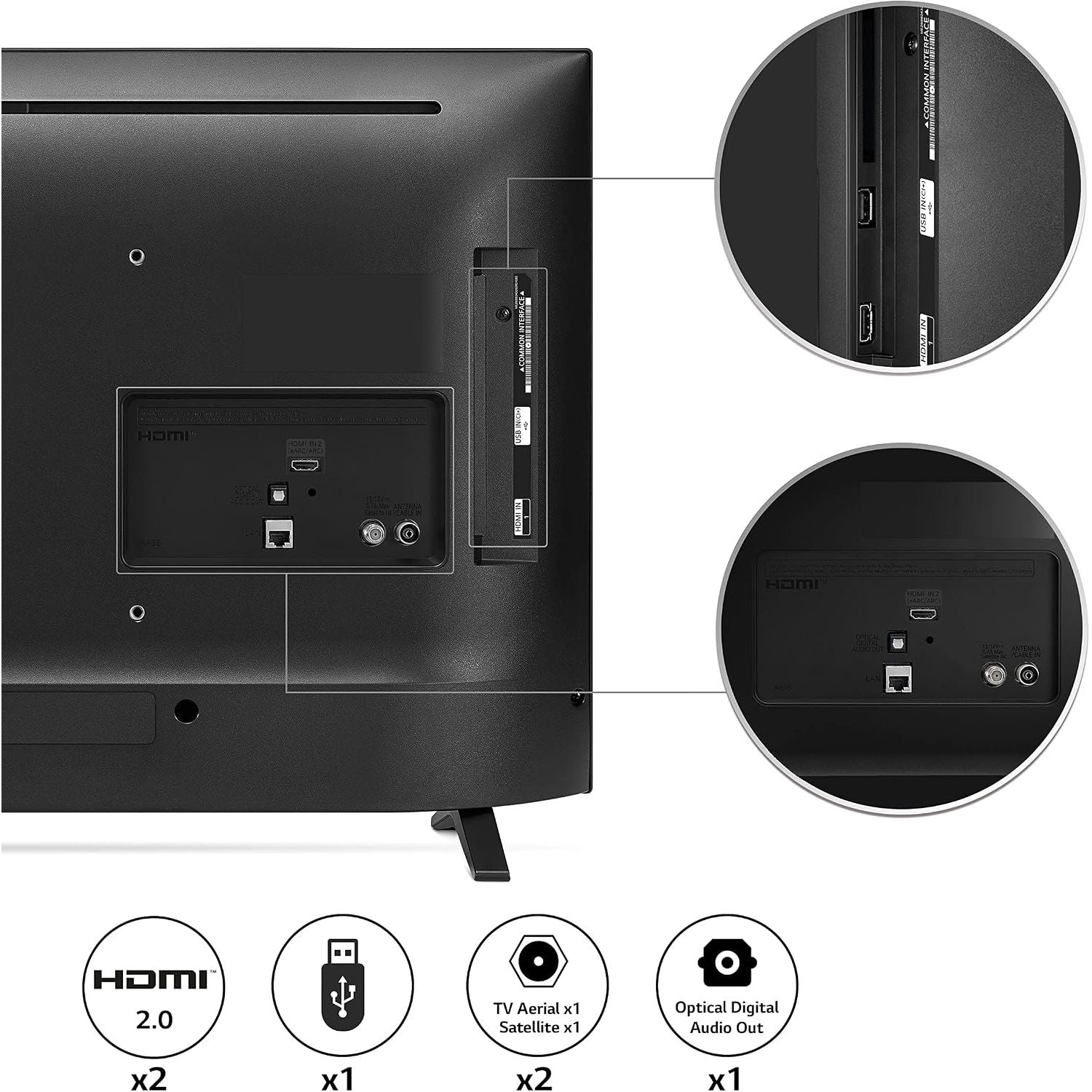 LG LQ63 32” HD Smart TV