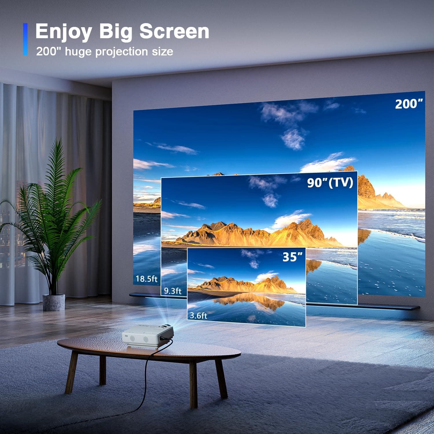 Buy XuanPad,XuanPad Mini Portable Video-Projector - White - Gadcet UK | UK | London | Scotland | Wales| Ireland | Near Me | Cheap | Pay In 3 | Electronics