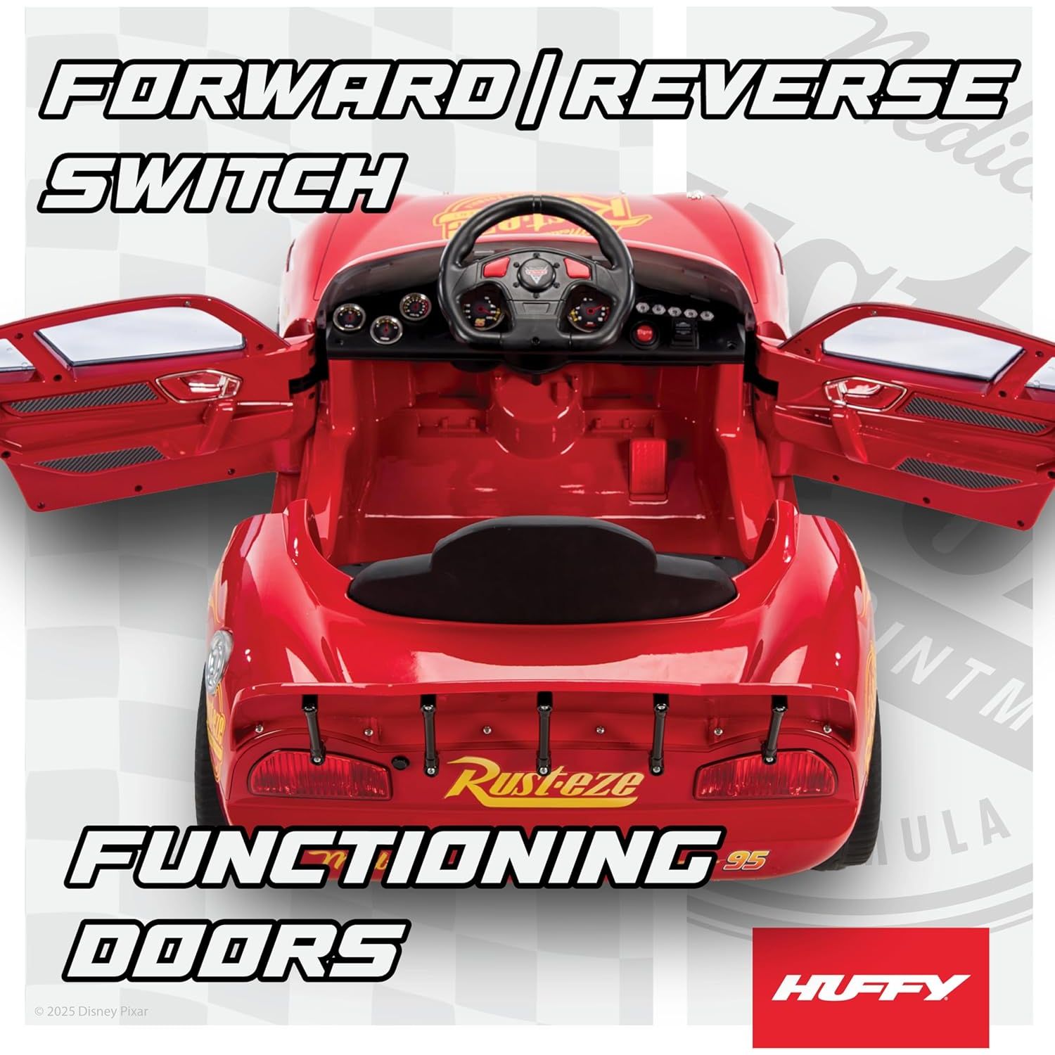 Buy Huffy,Huffy Disney Cars Lightning McQueen 6V Electric Ride-On – The Ultimate Racing Experience for Young Champions - Gadcet UK | UK | London | Scotland | Wales| Near Me | Cheap | Pay In 3 | Electric Riding Vehicles