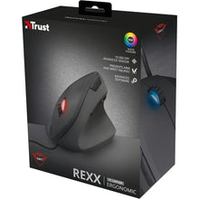 Buy Trust Gaming,Trust Gaming Mouse GXT 144 Rexx, Vertical Ergonomic Mouse, 250-10,000 DPI, 6 Programmable Buttons, Advanced Software, Adjustable RGB Lighting, USB Computer Mouse for PC, Laptop, Windows, Mac - Black - Gadcet UK | UK | London | Scotland | Wales| Near Me | Cheap | Pay In 3 | Keyboard & Mouse