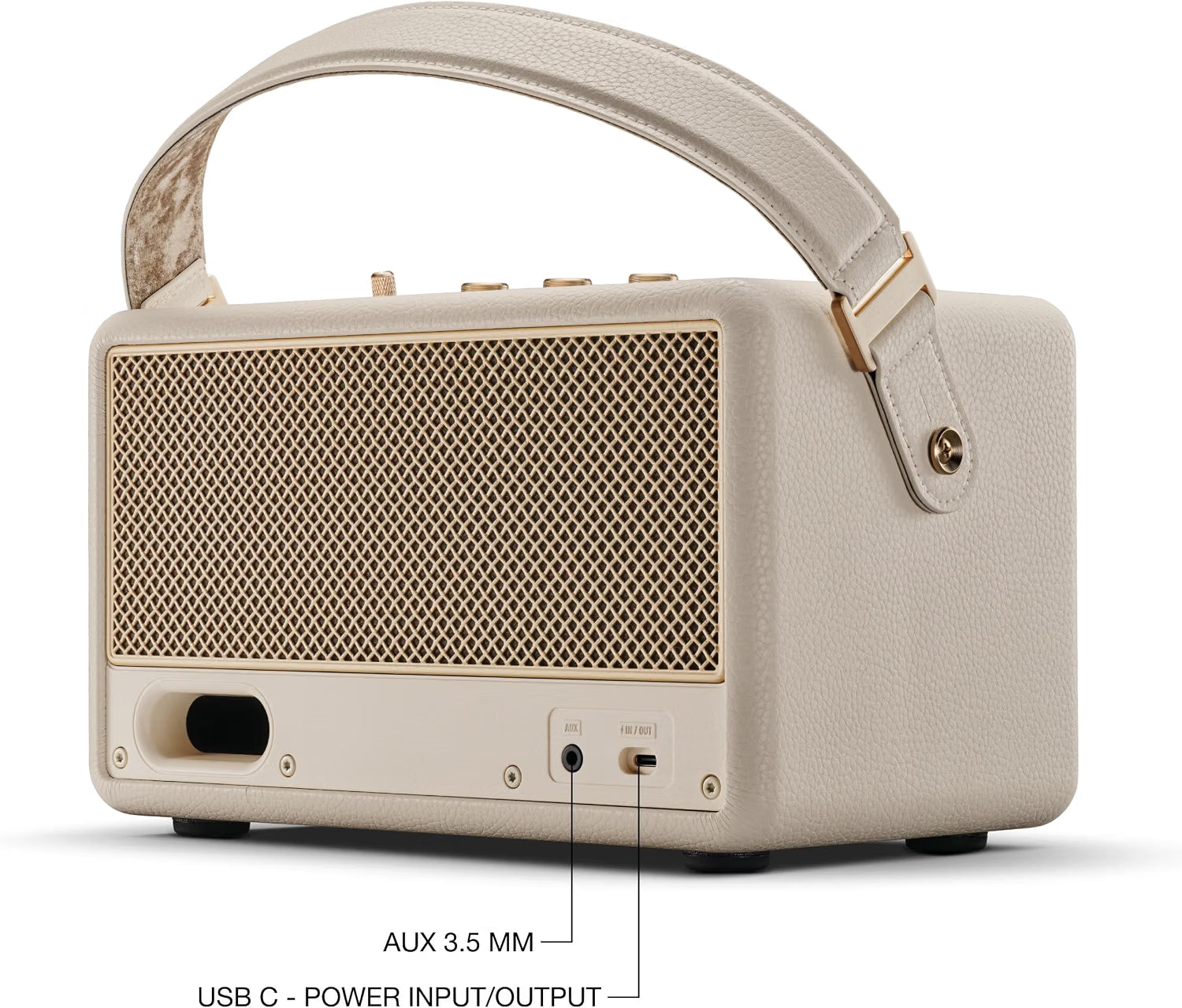 Marshall Kilburn III Water Resistant Bluetooth Speaker, Cream