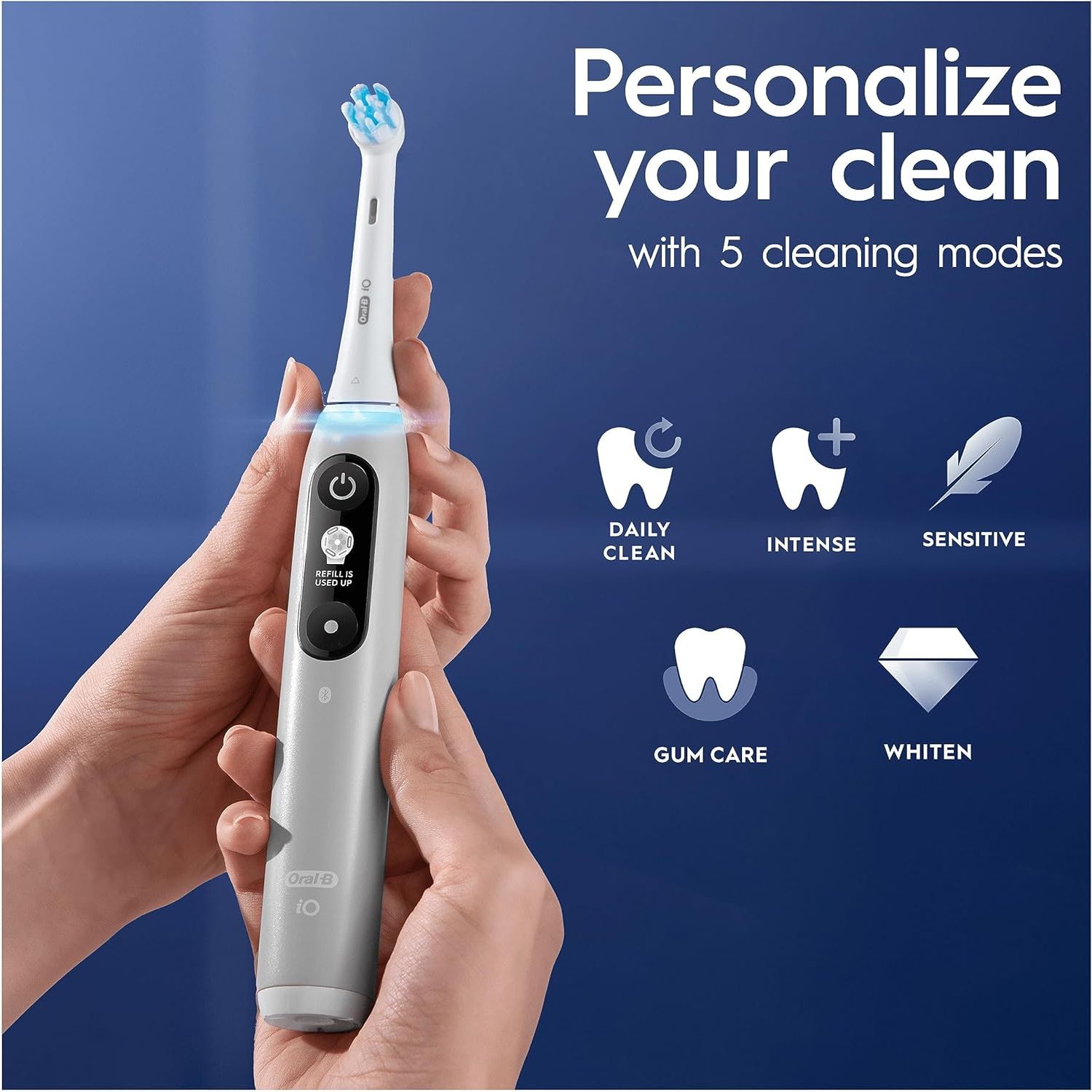 Buy Oral-B,Oral-B iO6 Electric Toothbrush for Adults - 5 Modes, Teeth Whitening, 1 Brush Head, Travel Case, UK 2-Pin Plug, Grey Opal - Gadcet UK | UK | London | Scotland | Wales| Near Me | Cheap | Pay In 3 | Electric Toothbrushes