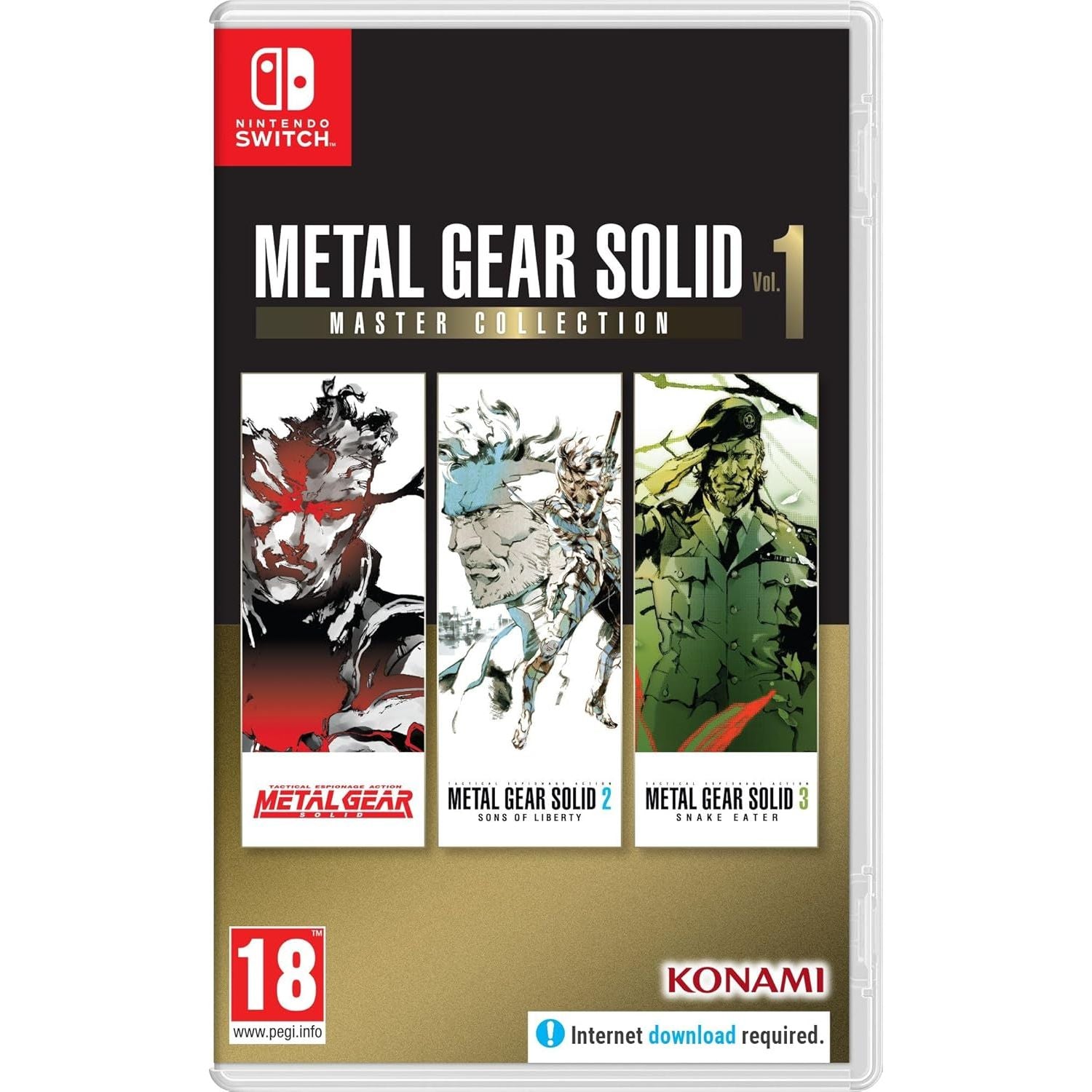 Buy Nintendo,Konami Metal Gear Solid: Master Collection Vol. 1 – Nintendo Switch (Black) - Gadcet UK | UK | London | Scotland | Wales| Near Me | Cheap | Pay In 3 | Video Game Software