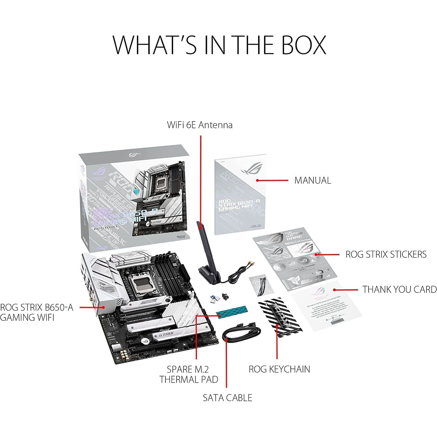 Buy ASUS,ASUS ROG Strix B650-A Gaming WiFi ATX Motherboard AMD Socket AM5 - Gadcet.com | UK | London | Scotland | Wales| Ireland | Near Me | Cheap | Pay In 3 | Computer Accessories
