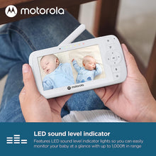 Buy Motorola,Motorola Nursery VM35-2 / Ease 35 Twin Baby Monitor with 2 Cameras 5.0 Inch Video Baby Monitor Display Split Screen Display Night Vision TwoWay Communication Lullabies Zoom Room Temperature, White - Gadcet.com | UK | London | Scotland | Wales| Ireland | Near Me | Cheap | Pay In 3 | Monitors
