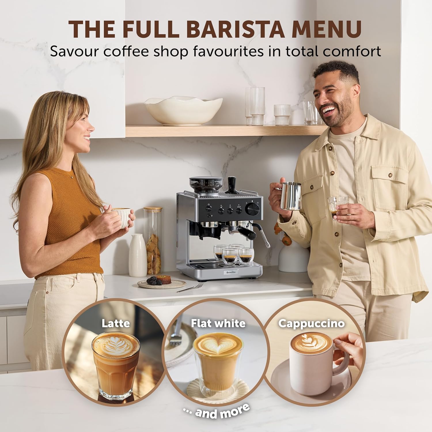 Buy Breville,Breville Barista Classic VCF186 Espresso Machine Black & Silver – Bean to Cup Coffee Maker with Integrated Grinder, Milk Frother, 15-Bar Pump & 58mm Portafilter - Gadcet UK | UK | London | Scotland | Wales| Near Me | Cheap | Pay In 3 | Coffee Makers & Espresso Machines