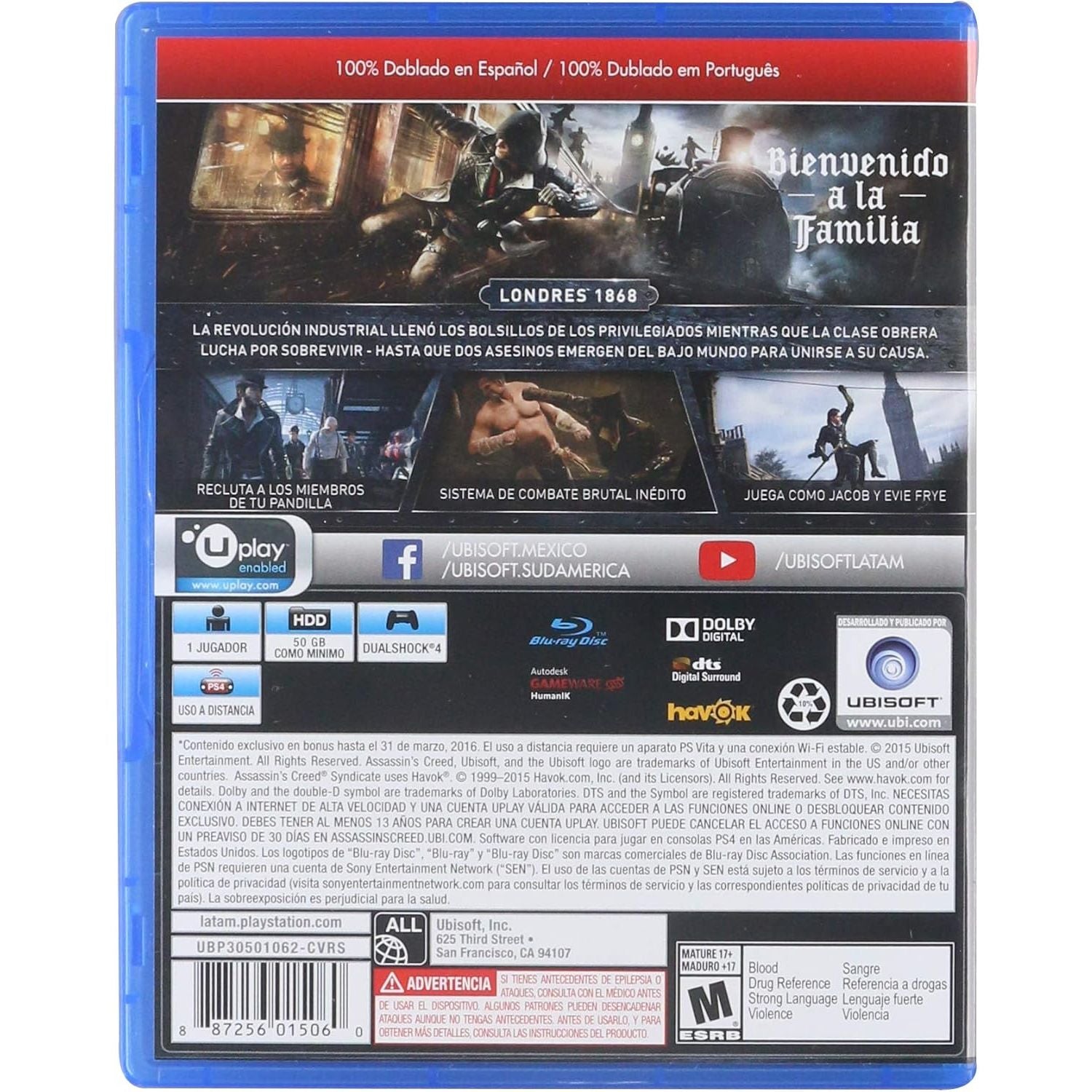 Buy PlayStation,Assassin’s Creed Syndicate – PlayStation 4 - Gadcet UK | UK | London | Scotland | Wales| Near Me | Cheap | Pay In 3 | Video Game Software