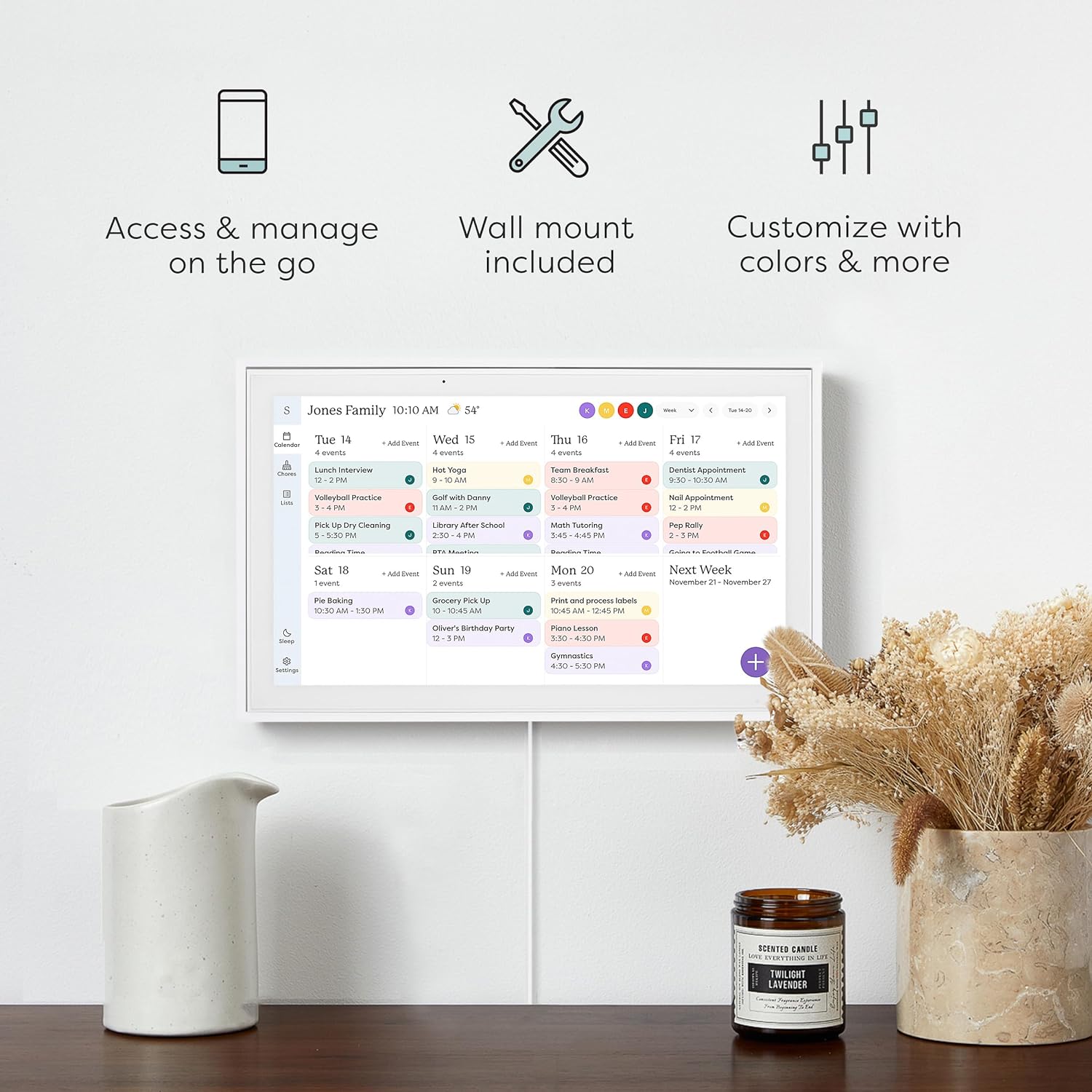 Buy Skylight,Skylight Calendar 15-inch Digital Calendar & Chore Chart – Smart Touchscreen Interactive Display - Gadcet UK | UK | London | Scotland | Wales| Near Me | Cheap | Pay In 3 | Desk Calendars