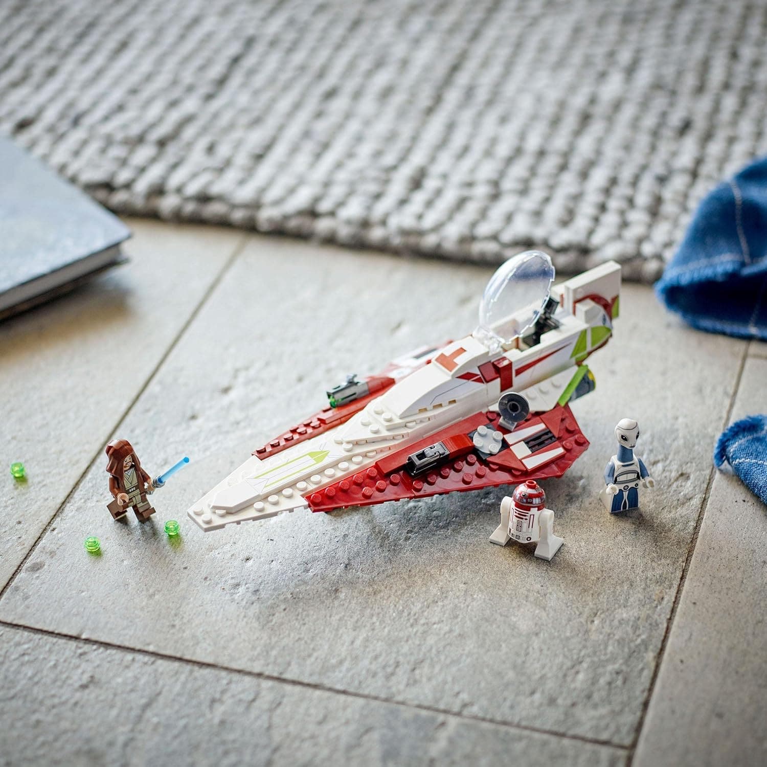 Buy LEGO,LEGO Star Wars Obi-Wan Kenobi’s Jedi Starfighter Set, Buildable Toy for 7 Plus Year Old Boys and Girls, with Taun We Minifigure, Droid Figure and Lightsaber, Attack of the Clones Gift Idea 75333 - Gadcet UK | UK | London | Scotland | Wales| Near Me | Cheap | Pay In 3 | Toys & Games