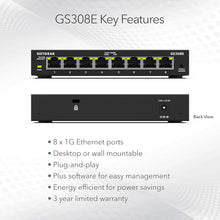 Buy Netgear,NETGEAR 8-Port Gigabit Ethernet Plus Switch (GS308E), Desktop/Wall Mount, Home/Office Network Hub, Silent Operation - Gadcet UK | UK | London | Scotland | Wales| Near Me | Cheap | Pay In 3 | Smart Switches