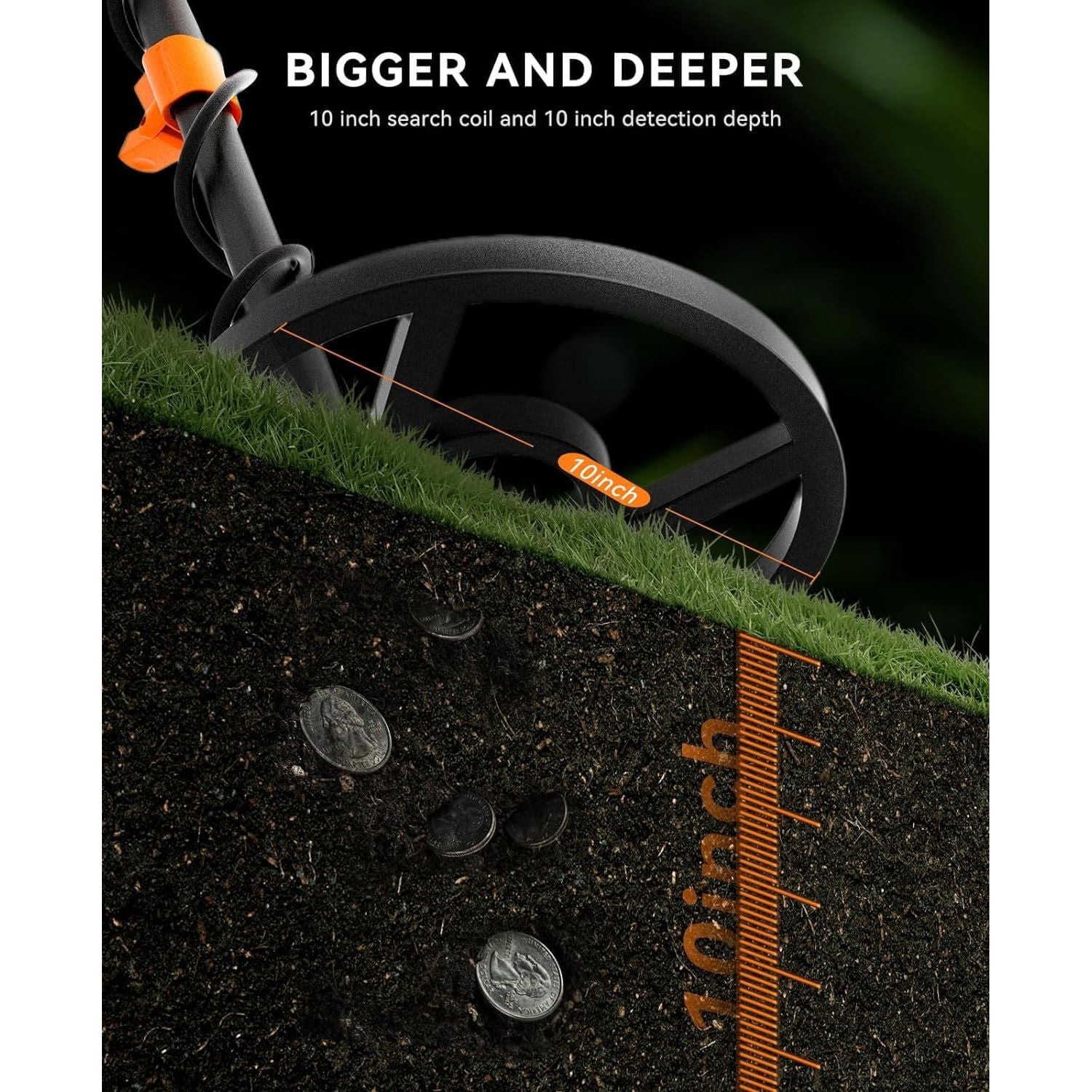 Buy SUNPOW,SUNPOW Metal Detector for Adults Professional - Waterproof Higher Accuracy 5 Modes Gold Detector with Strong Anti-Interference, Advanced DSP Chip, 11" Detection Depth Metal Detector - Gadcet UK | UK | London | Scotland | Wales| Ireland | Near Me | Cheap | Pay In 3 | Metal Detectors