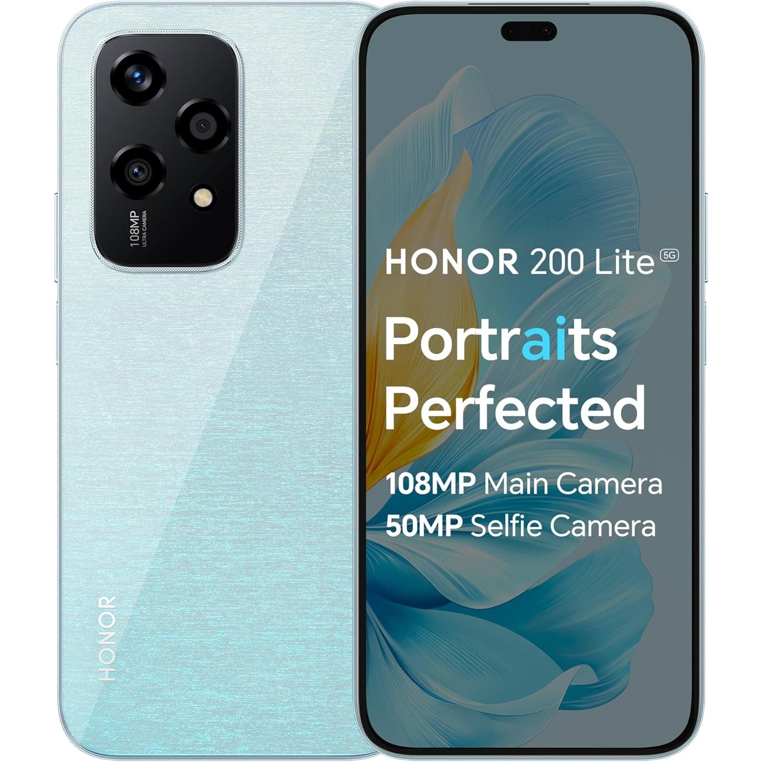 Buy HONOR,HONOR 200 Lite 5G Smartphone - 8GB+256GB, 6.7" AMOLED, 108MP Triple Rear, 50MP Front, Dual SIM, Android 14, Starry Blue - Gadcet UK | UK | London | Scotland | Wales| Near Me | Cheap | Pay In 3 | Unlocked Mobile Phones