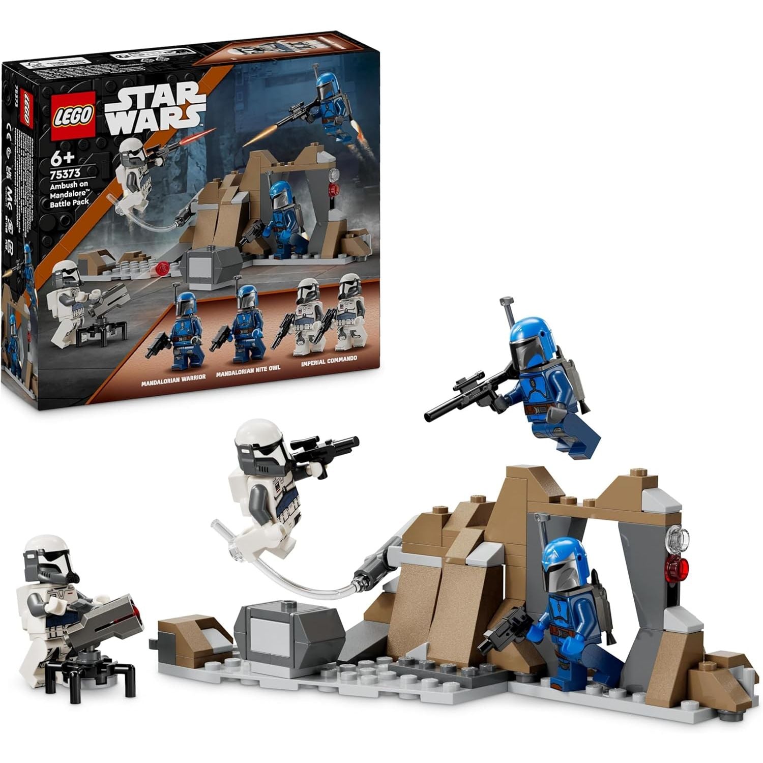 Buy LEGO,LEGO Star Wars Ambush on Mandalore Battle Pack – 75373, with 4 Minifigures - Gadcet UK | UK | London | Scotland | Wales| Near Me | Cheap | Pay In 3 | Toys & Games