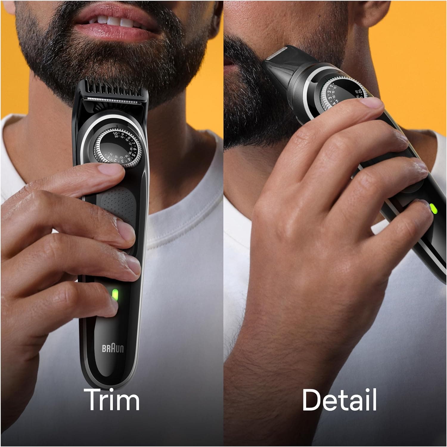 Buy Braun,Braun Beard Trimmer Series 3 3410, Electric Beard Trimmer for Men, Incl. Ultra-Sharp Blade, 40 Length Settings, Styling Tools, Rechargeable 50-min Cordless Runtime & Washable - Gadcet | UK | London | Scotland | Wales| Near Me | Cheap | Pay In 3 | Hair Clippers & Trimmers