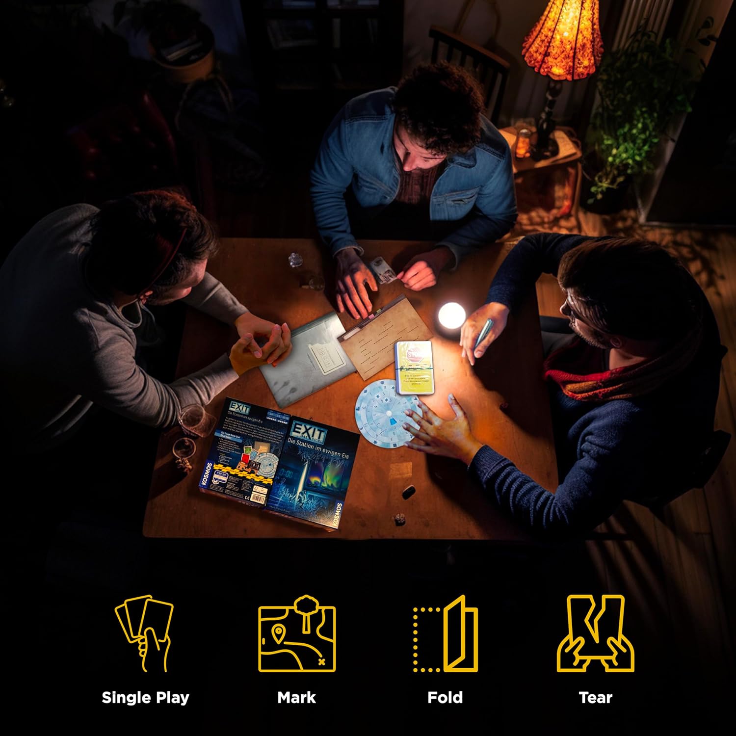 Buy EXIT,Thames & Kosmos EXIT: The Polar Station – Escape Room Card Game, Ages 12+, 1–4 Players - Gadcet UK | UK | London | Scotland | Wales| Near Me | Cheap | Pay In 3 | Toys & Games