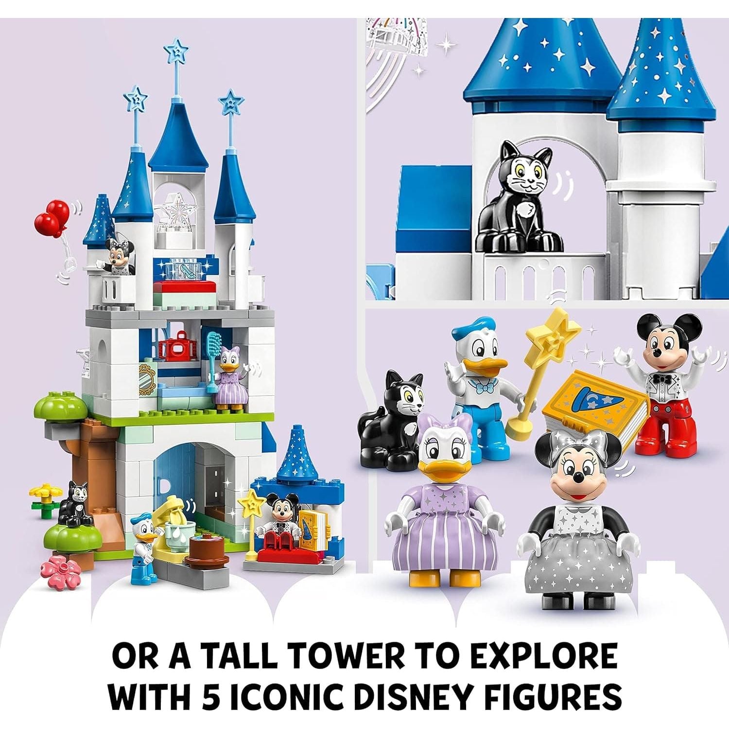 Buy Alann Trading Limited,LEGO 10998 DUPLO Disney 3in1 Magical Castle, Building Bricks Toy with Mickey Mouse, Minnie, Donald Duck and Daisy Figures, Toys for Toddlers and Kids 3 Plus Years Old, Disney's 100th Anniversary Set - Gadcet UK | UK | London | Scotland | Wales| Ireland | Near Me | Cheap | Pay In 3 | Toys & Games