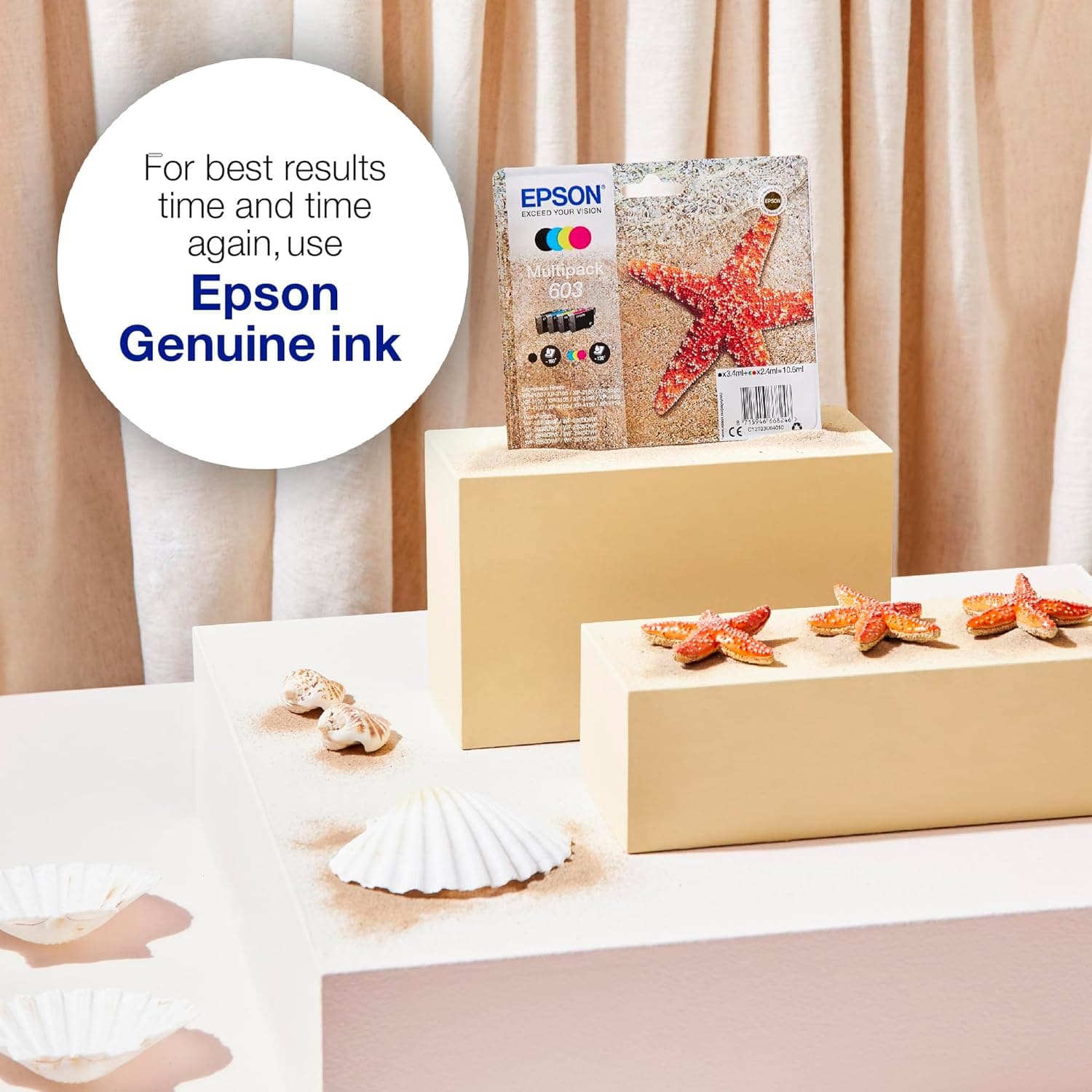 Buy Epson,Epson 603 Starfish Genuine Multipack, 3-Colours Ink Cartridges - Gadcet UK | UK | London | Scotland | Wales| Near Me | Cheap | Pay In 3 | Toner & Inkjet Cartridges