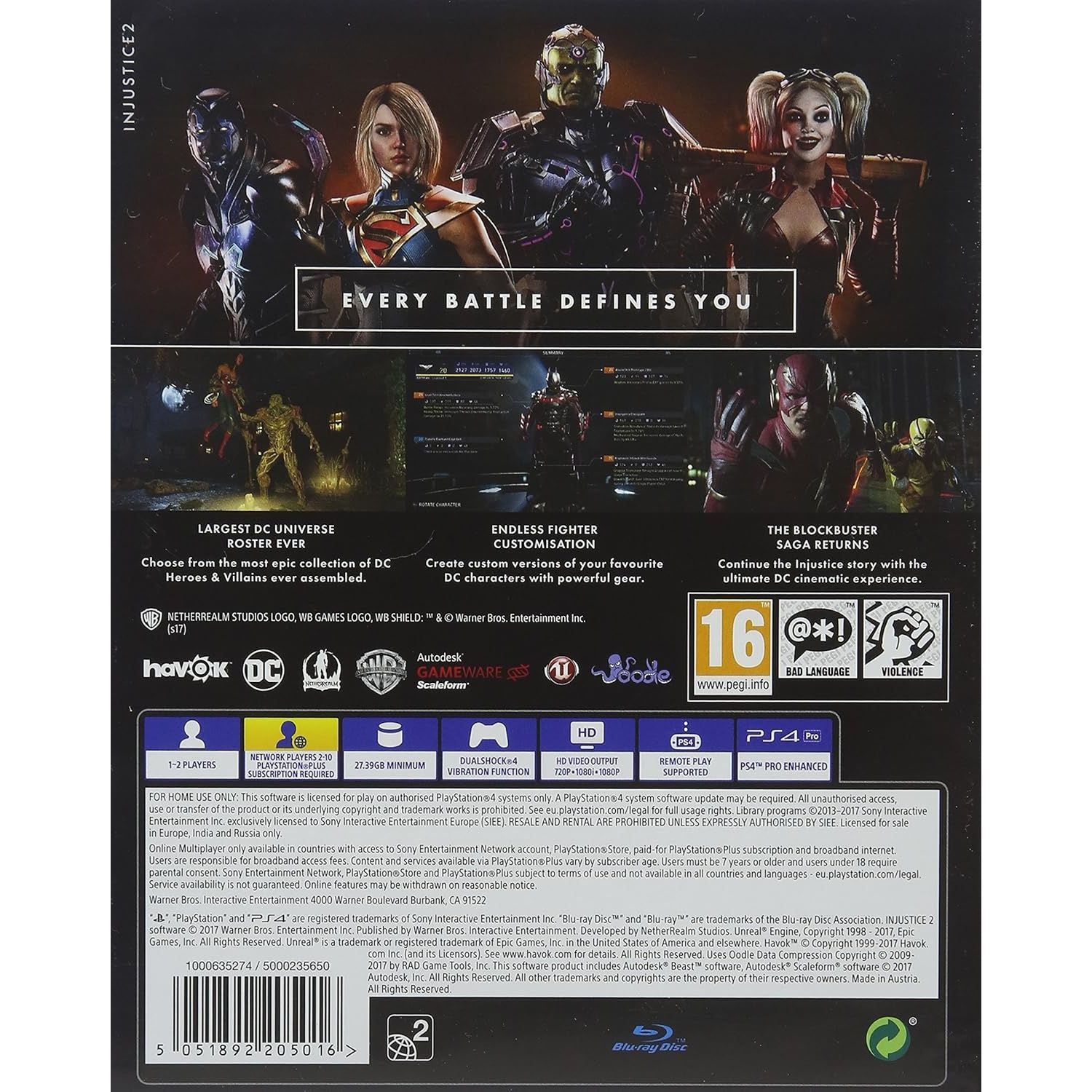 Buy PlayStation,Injustice 2 (PS4) - Gadcet UK | UK | London | Scotland | Wales| Near Me | Cheap | Pay In 3 | Video Game Software