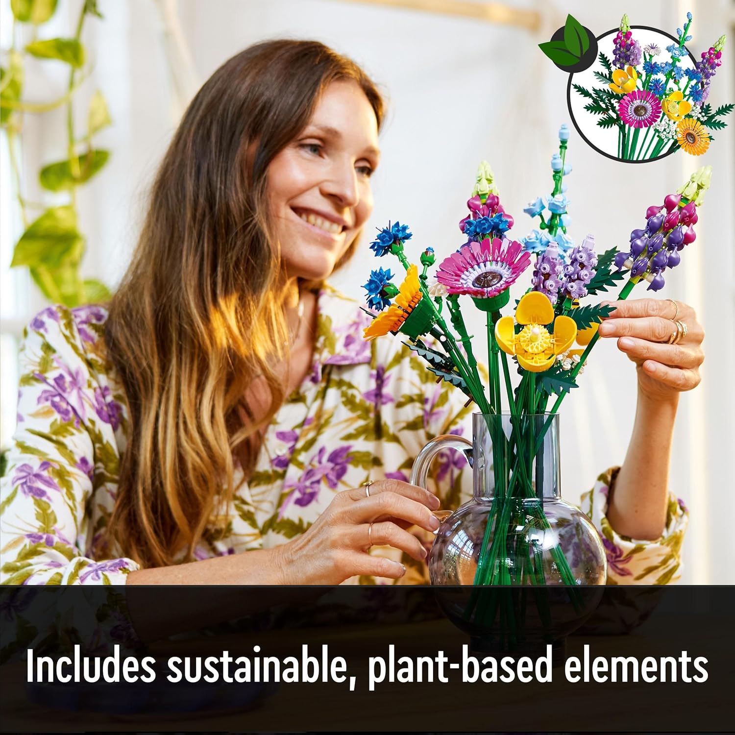 Buy LEGO,LEGO Botanicals Wildflower Bouquet Set – Artificial Flowers Building Kit (Set 10313) - Gadcet UK | UK | London | Scotland | Wales| Near Me | Cheap | Pay In 3 | Construction Set Toys