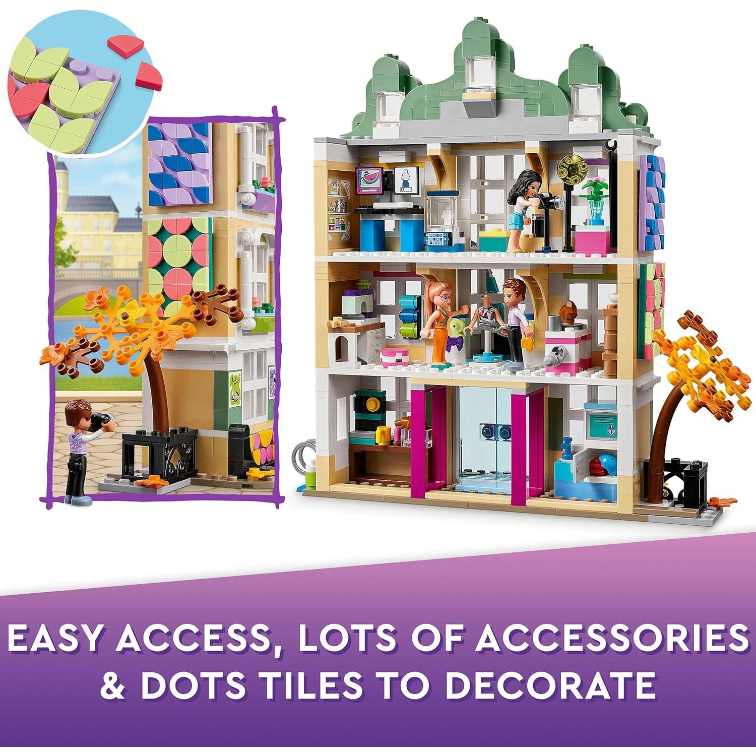 Buy Lego,LEGO Friends Emma’s Art School 41711 Building Set – Creative Toy for Kids Aged 8+ - Gadcet UK | UK | London | Scotland | Wales| Near Me | Cheap | Pay In 3 | Toys & Games