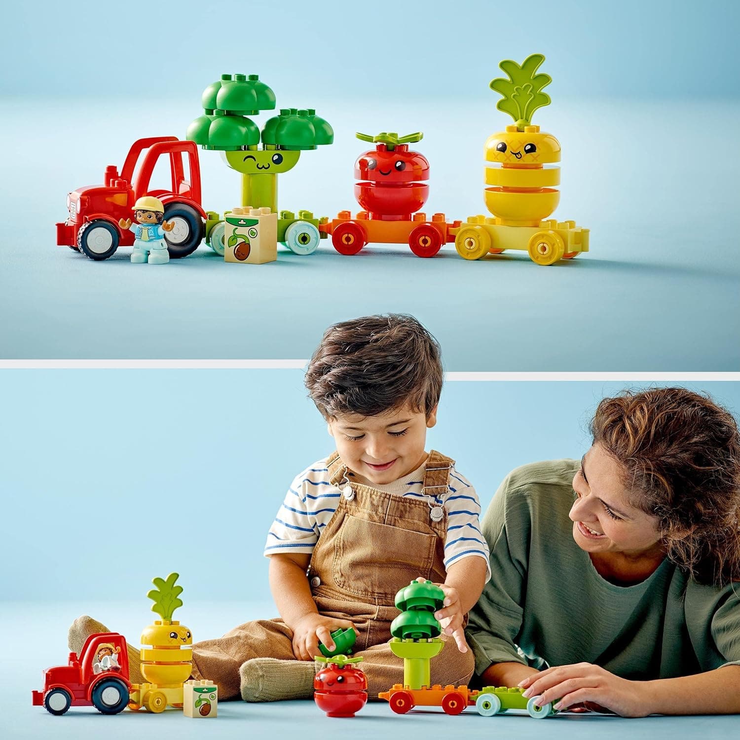 Buy LEGO,LEGO 10982 DUPLO My First Fruit and Vegetable Tractor Toy, Stacking and Colour Sorting Toys for Babies and Toddlers aged 1 .5-3 Years Old, Educational Early Learning Set - Gadcet UK | UK | London | Scotland | Wales| Ireland | Near Me | Cheap | Pay In 3 | Toys