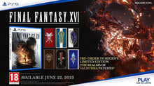 Buy playstation,Final Fantasy XVI (PlayStation 5) - Includes 6 Faction Embroidered Patches - Gadcet.com | UK | London | Scotland | Wales| Ireland | Near Me | Cheap | Pay In 3 | Games