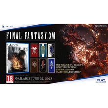 Buy playstation,Final Fantasy XVI (PlayStation 5) - Includes 6 Faction Embroidered Patches - Gadcet.com | UK | London | Scotland | Wales| Ireland | Near Me | Cheap | Pay In 3 | Games