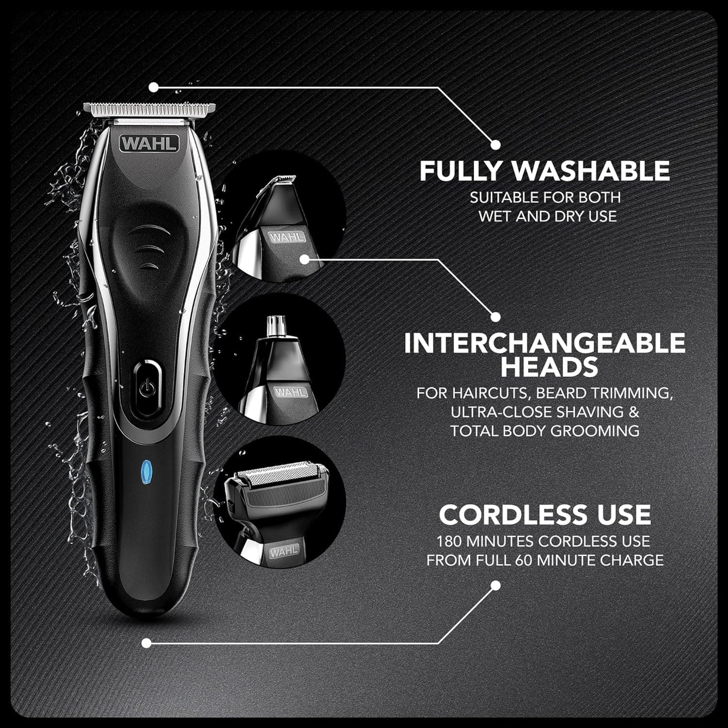 Buy Alann Trading Limited,WAHL Aqua Blade 10 in 1 Multigroomer, Beard and Body Trimmers Men, Stubble Trimming, Body Shaving, Faceand Body Grooming, Fully Washable, Male Set, Black - Gadcet UK | UK | London | Scotland | Wales| Near Me | Cheap | Pay In 3 | Shaving & Grooming