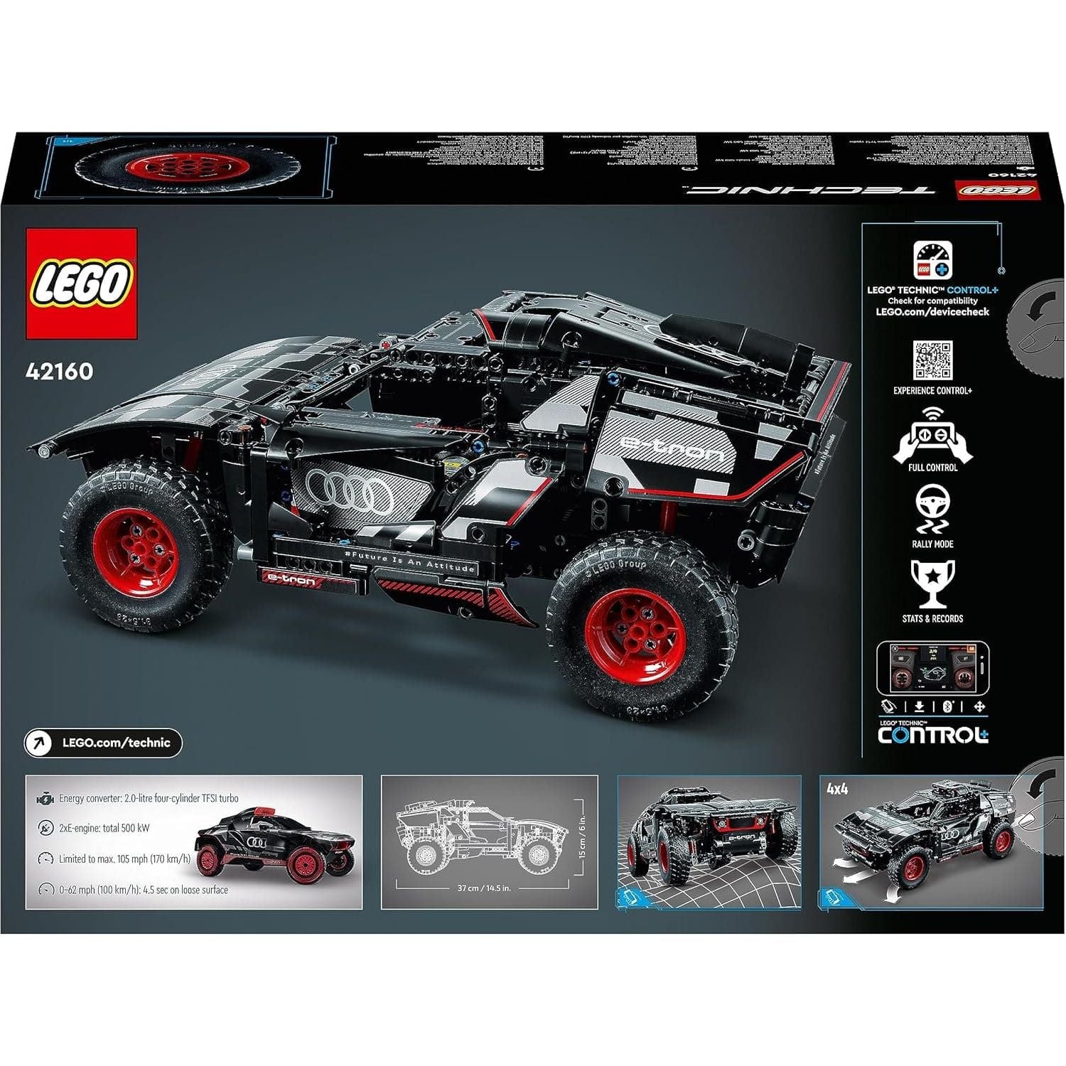 Buy LEGO,LEGO Technic Audi RS Q e-tron Remote Control Car Toy 42160 - Gadcet UK | UK | London | Scotland | Wales| Ireland | Near Me | Cheap | Pay In 3 | Games and Toys
