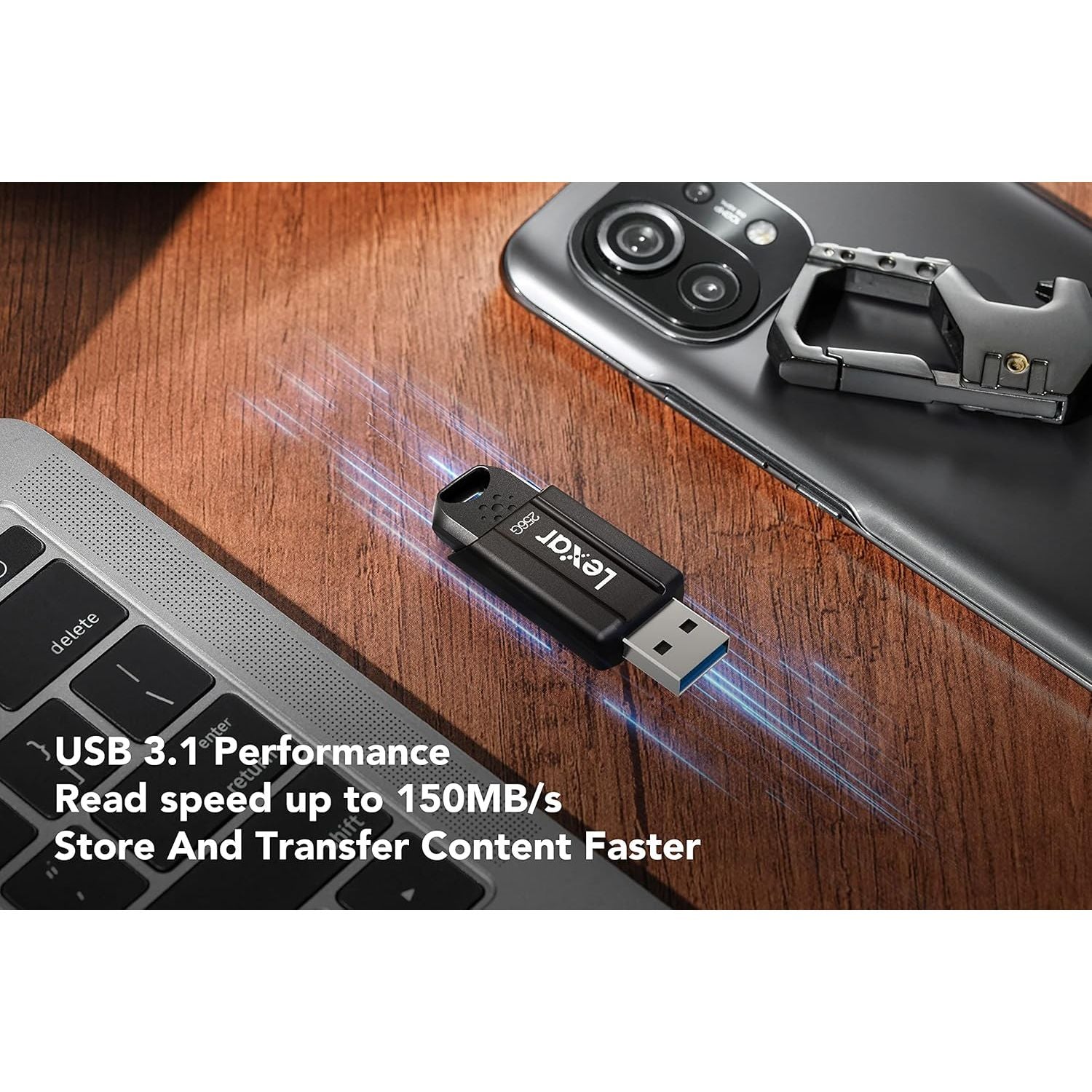 Buy Lexar,Lexar JumpDrive S80 128GB USB 3.1 Flash Drive - Up to 150MB/s Read, USB Stick for Computer, External Storage for Photos & Videos (LJDS080128G-BNBAG) - Gadcet UK | UK | London | Scotland | Wales| Near Me | Cheap | Pay In 3 | USB Flash Drives