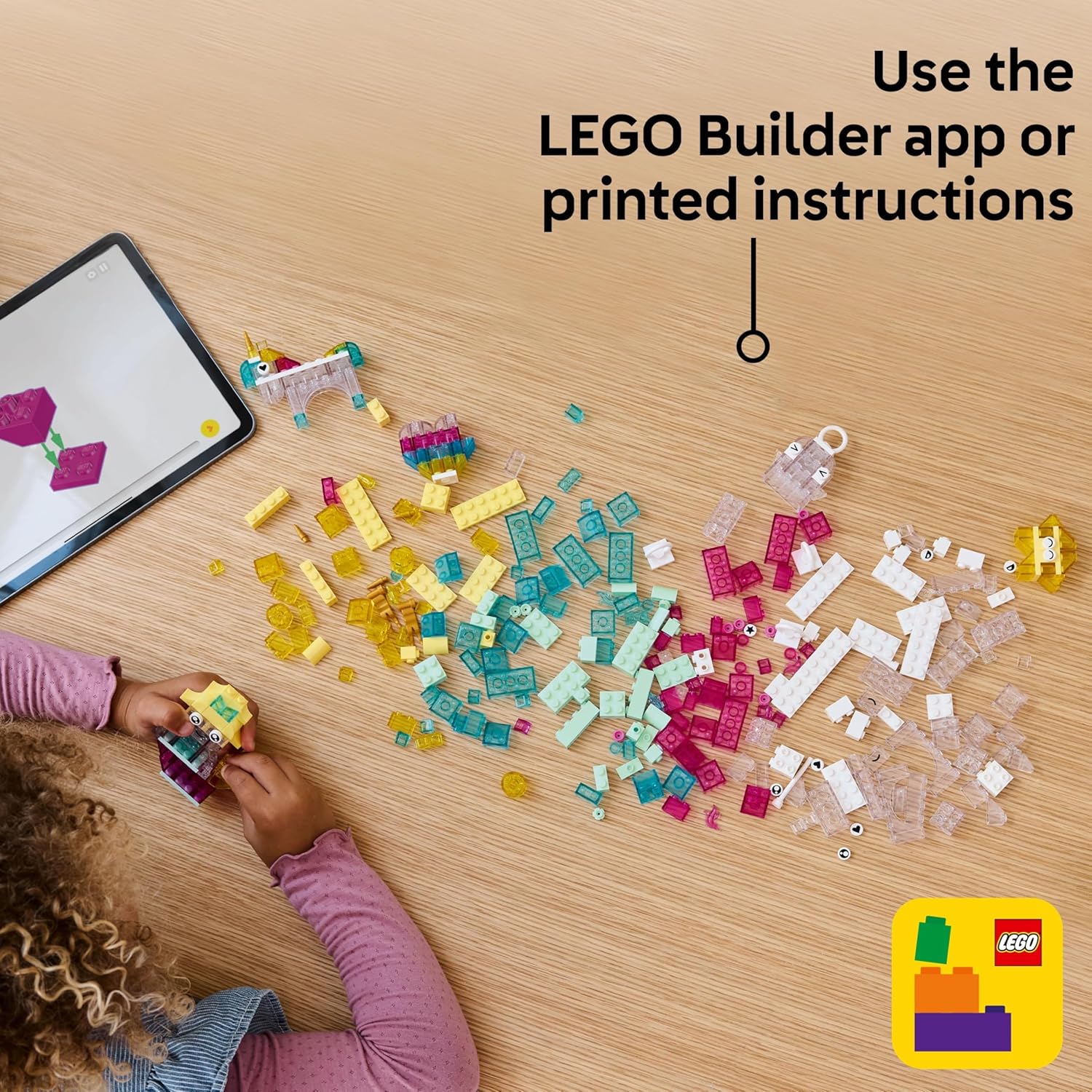 Buy LEGO,LEGO Classic Magical Transparent Box – Colorful Building Bricks & Keyring Clips Set (11040) - Gadcet UK | UK | London | Scotland | Wales| Near Me | Cheap | Pay In 3 | Construction Set Toys