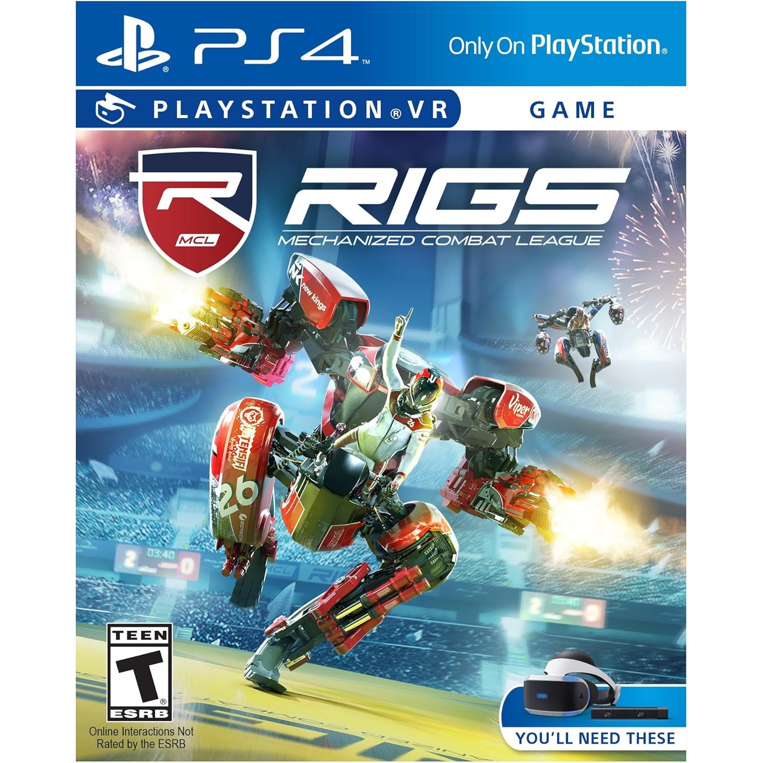 Buy Sony,RIGS: Mechanized Combat League PSVR PS4 Game - Gadcet UK | UK | London | Scotland | Wales| Near Me | Cheap | Pay In 3 | Physical Video Games