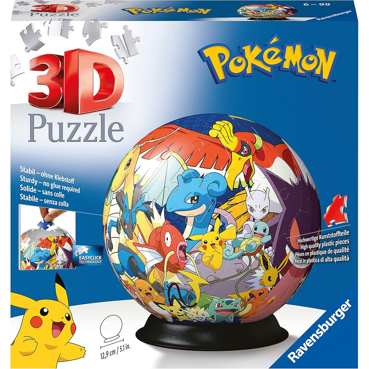 Buy Ravensburger,Ravensburger Pokémon 3D Puzzle Ball – 72-Piece Jigsaw for Kids Age 6+ – No Glue Required - Gadcet UK | UK | London | Scotland | Wales| Near Me | Cheap | Pay In 3 | Games and Toys