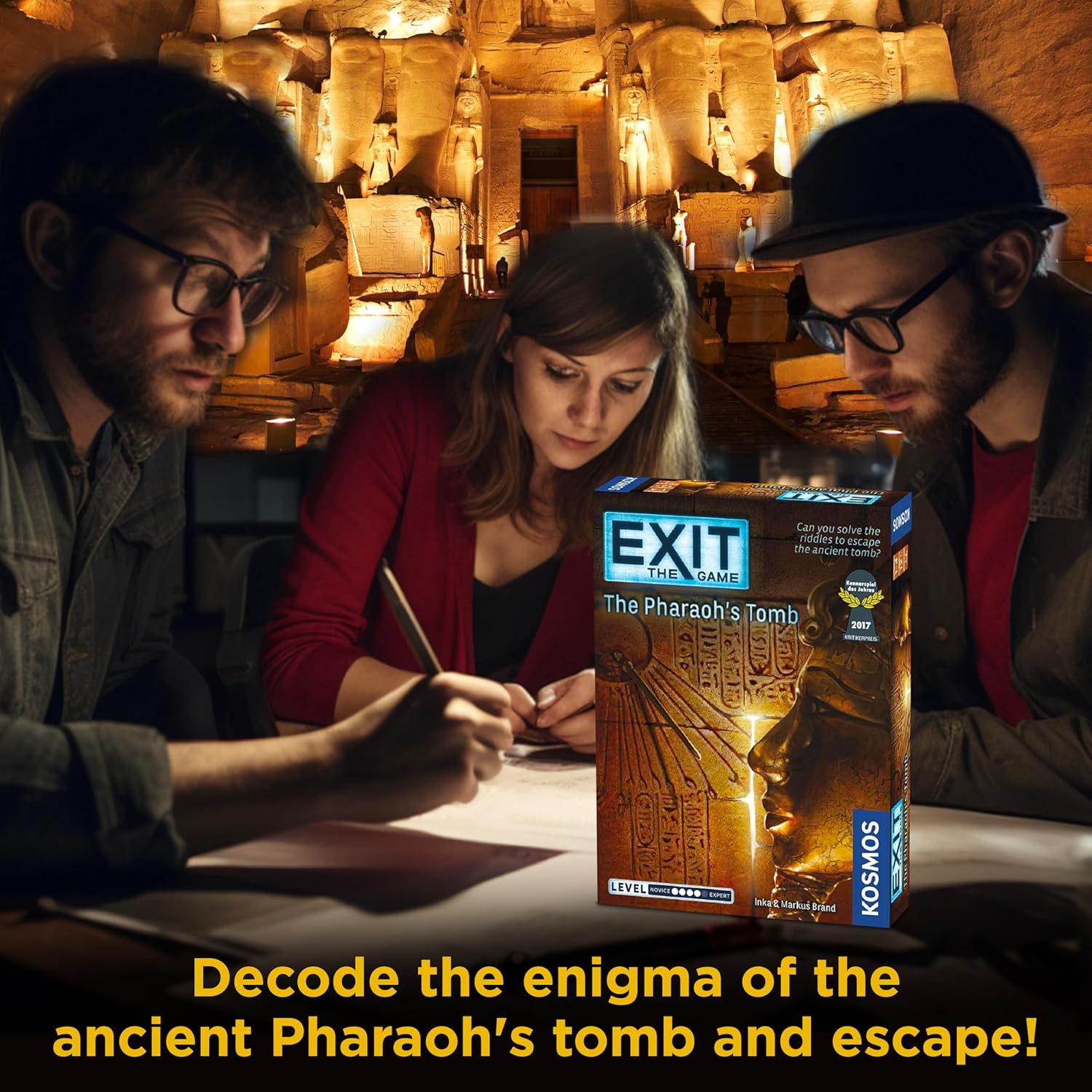 Buy EXIT,Thames & Kosmos EXIT: The Pharaoh's Tomb – Escape Room Game, Level 4/5, Ages 12+, 1–4 Players (692698) - Gadcet UK | UK | London | Scotland | Wales| Near Me | Cheap | Pay In 3 | Toys & Games