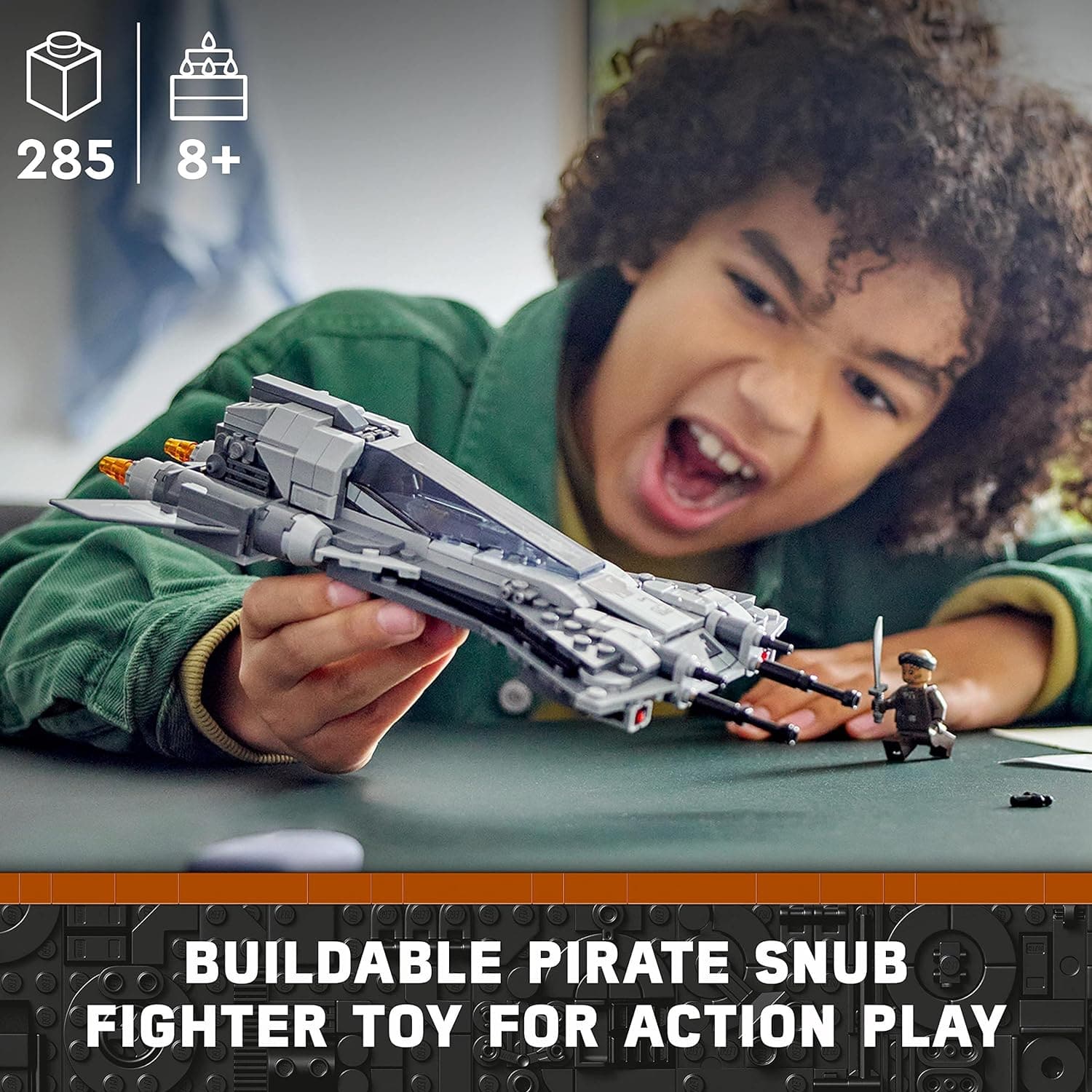 Buy LEGO,LEGO Star Wars Pirate Snub Fighter Set, The Mandalorian Season 3 Building Toy for Kids, Boys & Girls with Model Starfighter, Pilot and Vane Minifigures, Collectible Gift Idea 75346 - Gadcet UK | UK | London | Scotland | Wales| Near Me | Cheap | Pay In 3 | Toys & Games