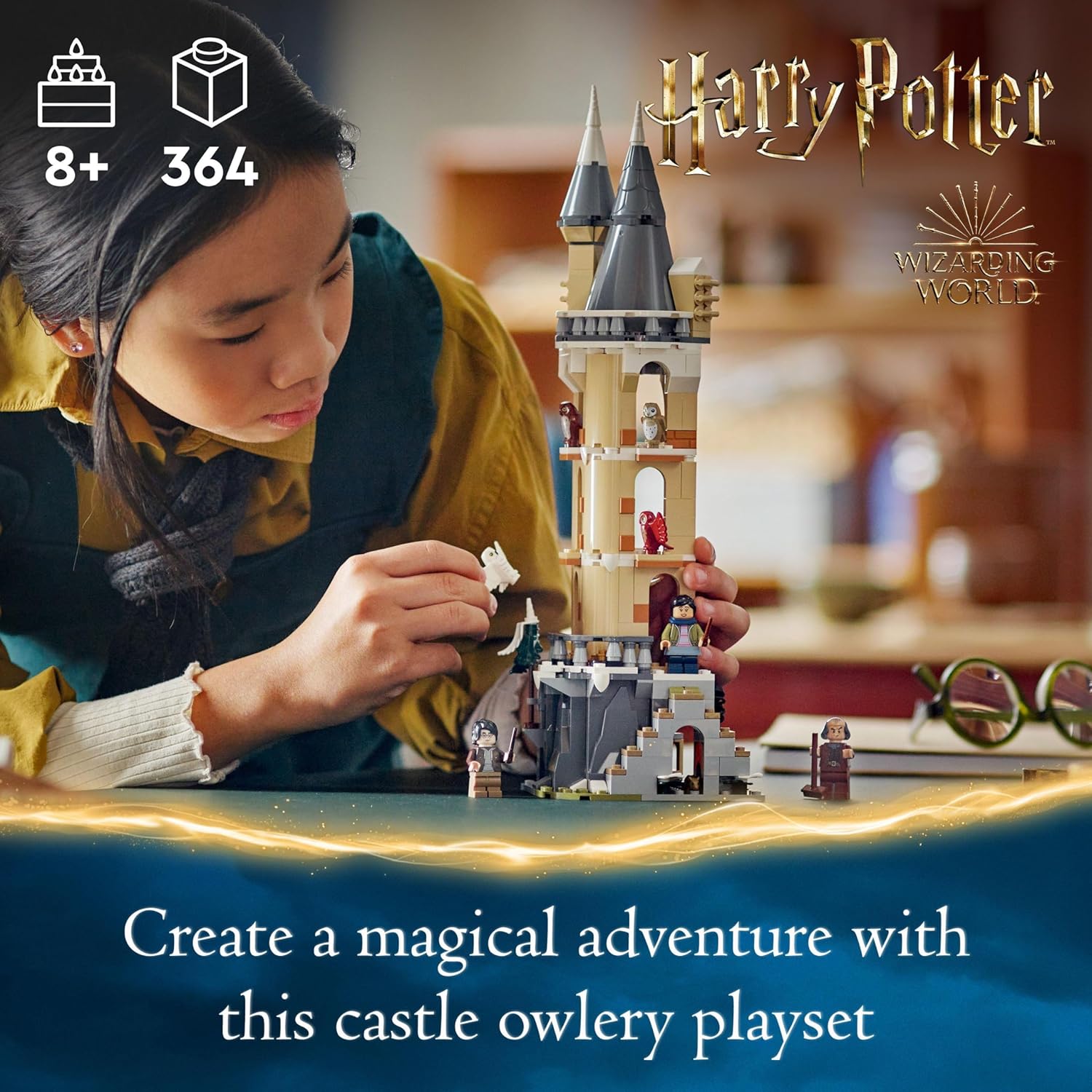 Buy LEGO,LEGO Harry Potter Hogwarts Castle Owlery (76430) - Building Toy for Kids 8+, Includes 3 Minifigures & 4 Owls, Wizarding World Gift - Gadcet UK | UK | London | Scotland | Wales| Near Me | Cheap | Pay In 3 | Interlocking Blocks