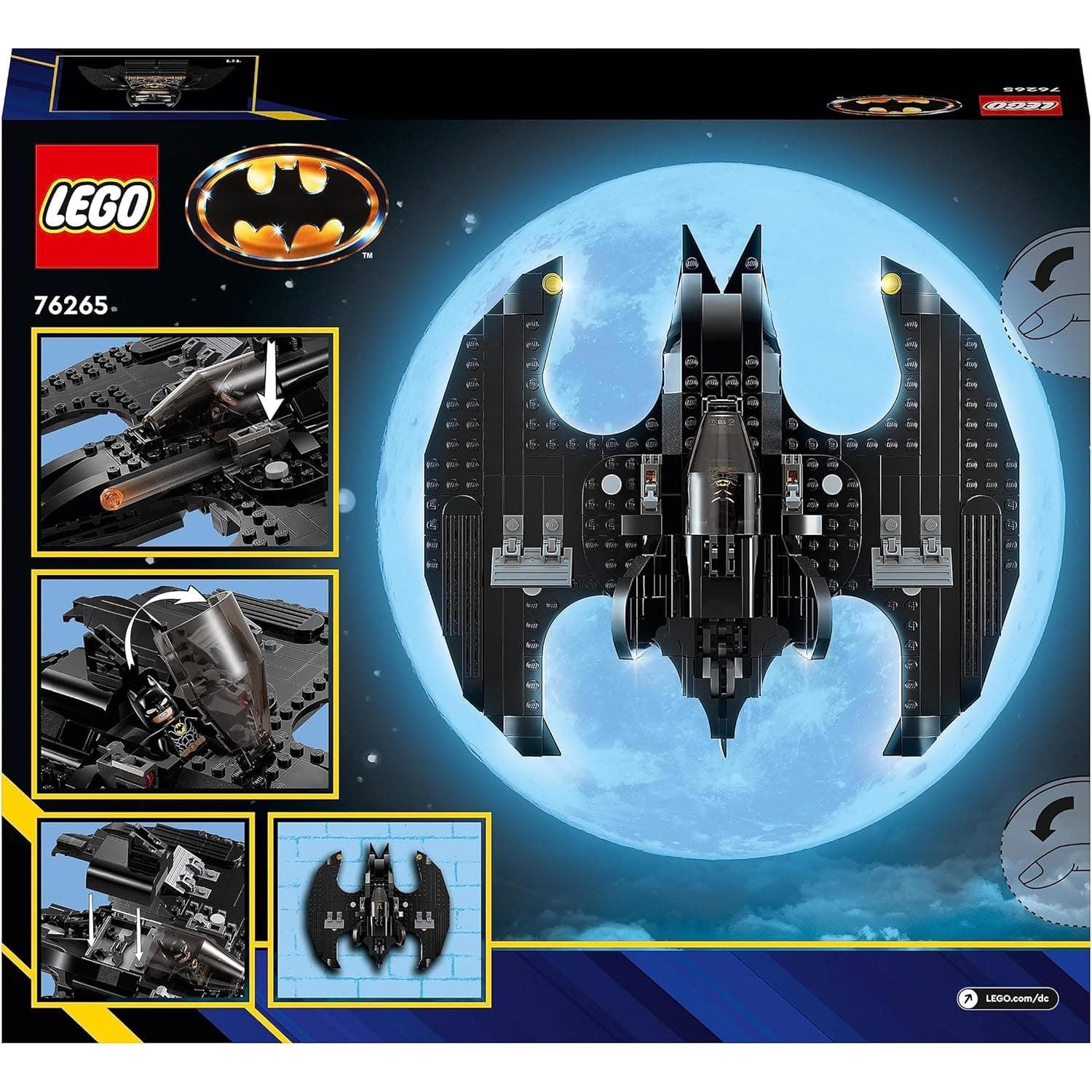 Buy LEGO,LEGO DC Batwing: Batman vs. The Joker Plane Toy Set 76265 - Gadcet UK | UK | London | Scotland | Wales| Ireland | Near Me | Cheap | Pay In 3 | Action & Toy Figures