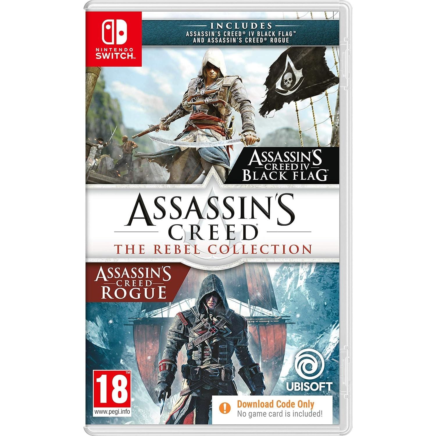 Buy Nintendo,Assassins Creed Rebel Collection (Code in Box) (Nintendo Switch) - Gadcet UK | UK | London | Scotland | Wales| Near Me | Cheap | Pay In 3 | Video Game Software