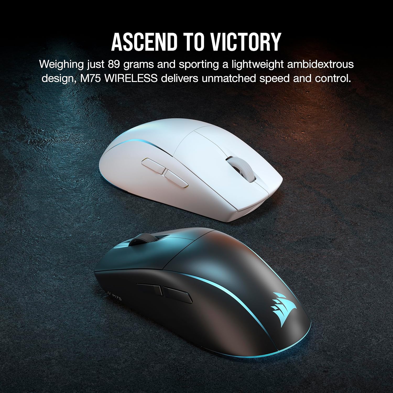 Buy Corsair,Corsair M75 Wireless Lightweight RGB Gaming Mouse – 89g Ambidextrous Mouse with MARKSMAN 26K Sensor, SLIPSTREAM Wireless & iCUE - Gadcet UK | UK | London | Scotland | Wales| Near Me | Cheap | Pay In 3 | Mice & Trackballs