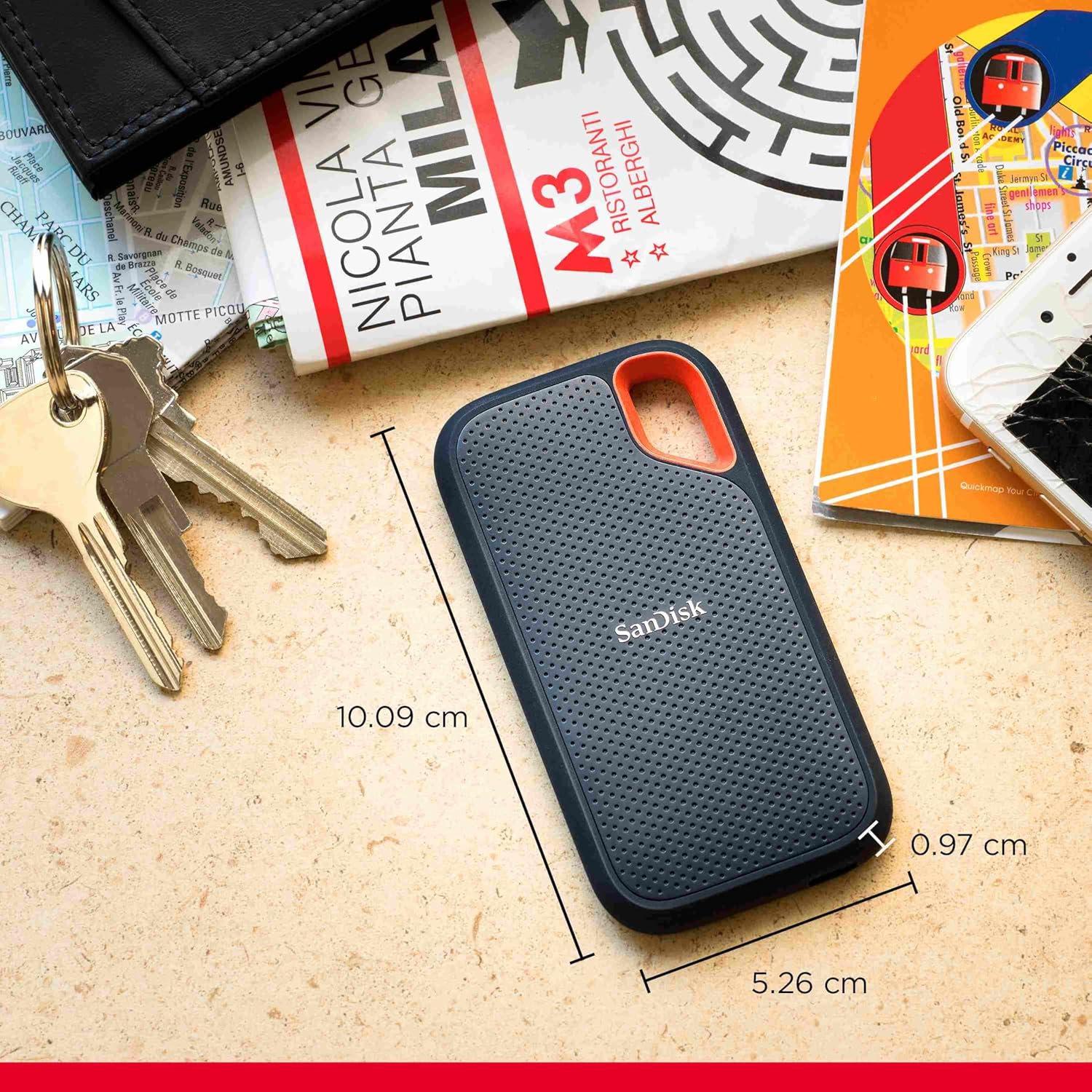 Buy SanDisk,SanDisk Extreme Portable SSD 8TB – USB-C NVMe, 1050MB/s Read, 1000MB/s Write, IP65 Water & Dust Resistant, Black - Gadcet UK | UK | London | Scotland | Wales| Near Me | Cheap | Pay In 3 | Hard Drives