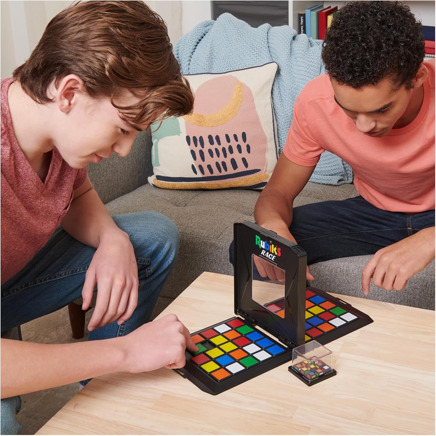 Buy Rubik's,Rubik’s Race Classic – Fast-Paced 2-Player Strategy Sequence Board Game - Gadcet UK | UK | London | Scotland | Wales| Near Me | Cheap | Pay In 3 | Games and Toys