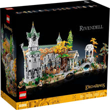 LEGO Icons Lord of the Rings: Rivendell Set (10316) | Collectible Display with 15 Minifigures – Adults