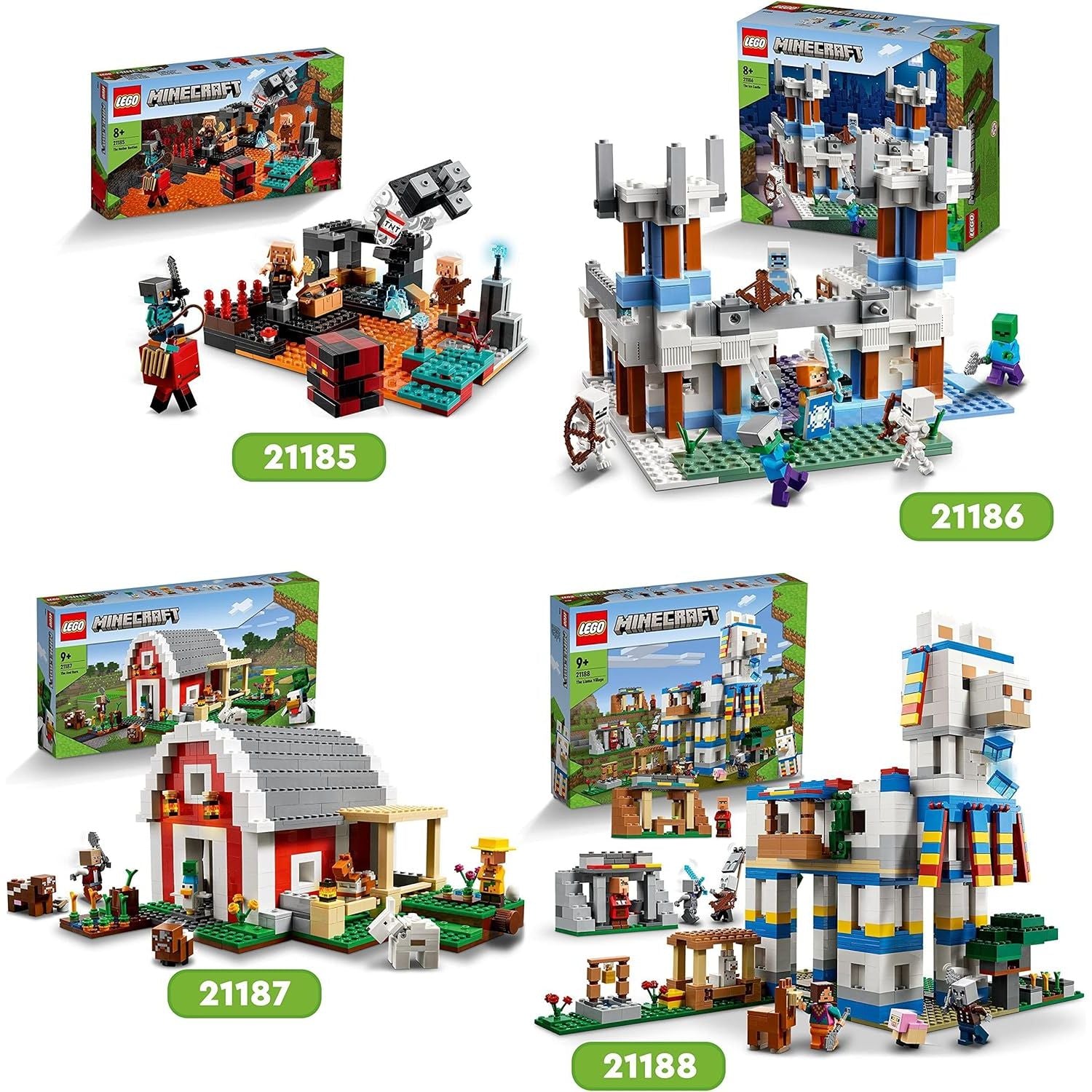 Buy Lego,LEGO 21188 Minecraft The Llama Village Farmhouse Set – Modular Toy for Kids with Villagers & Animal Figures - Gadcet UK | UK | London | Scotland | Wales| Near Me | Cheap | Pay In 3 | Toys & Games