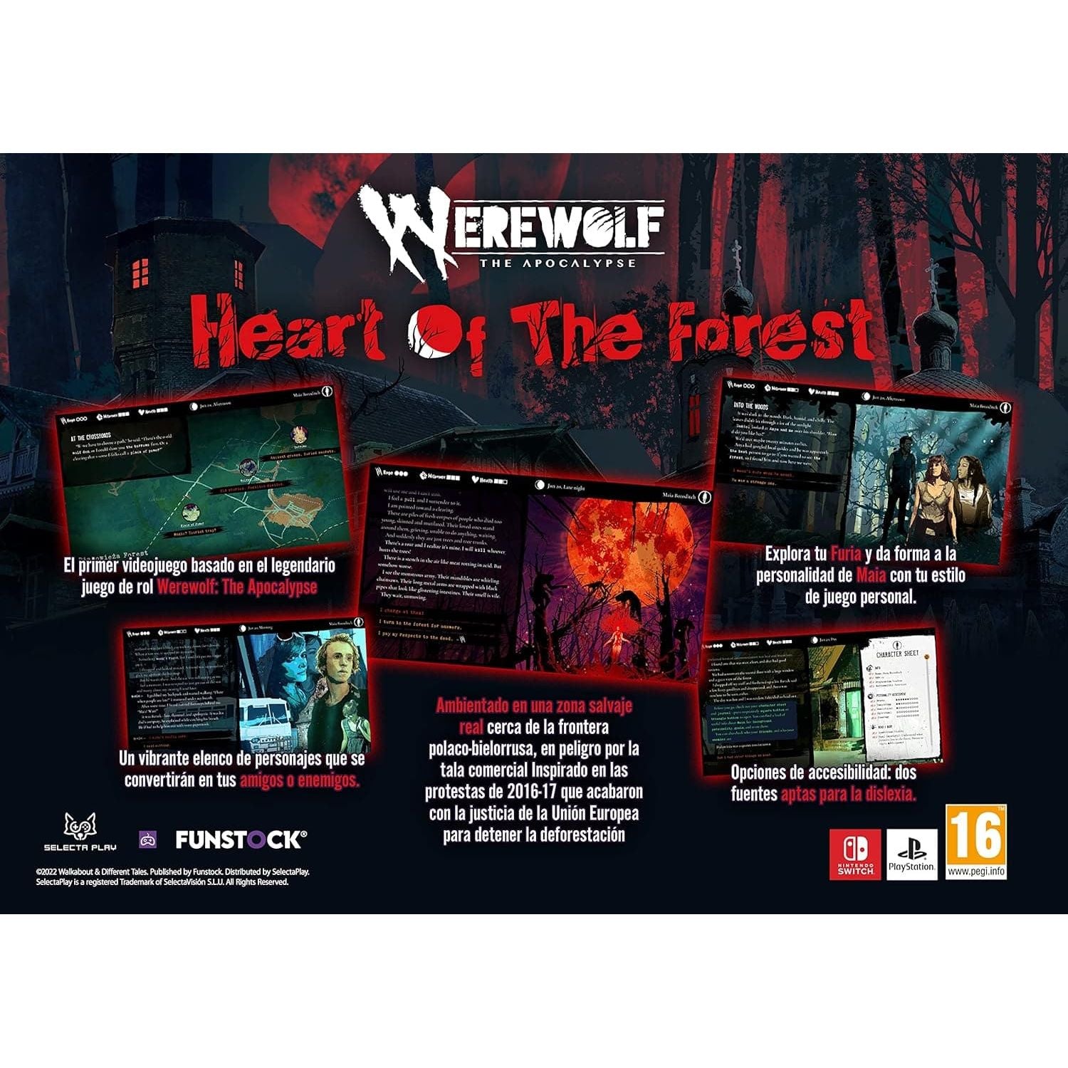 Buy Playstation,Werewolf : The Apocalypse - Heart of the Forest (PlayStation 4) - Gadcet | UK | London | Scotland | Wales| Near Me | Cheap | Pay In 3 | Video Game Software