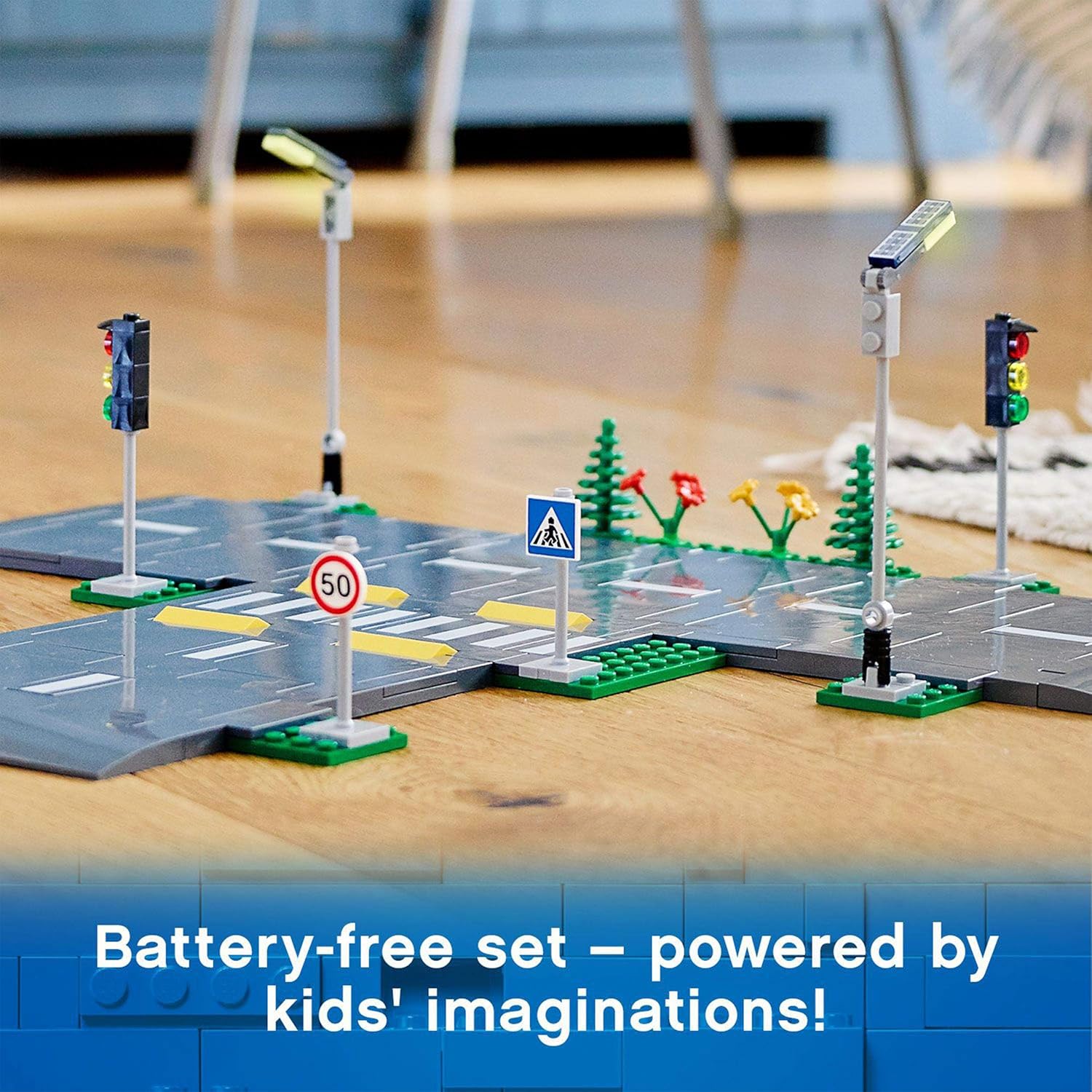Buy Lego,LEGO City Road Plates (60304) – Building Set with Traffic Lights, Trees & Glow-in-the-Dark Bricks – Gift for Kids Aged 5+ - Gadcet UK | UK | London | Scotland | Wales| Near Me | Cheap | Pay In 3 | Toys & Games